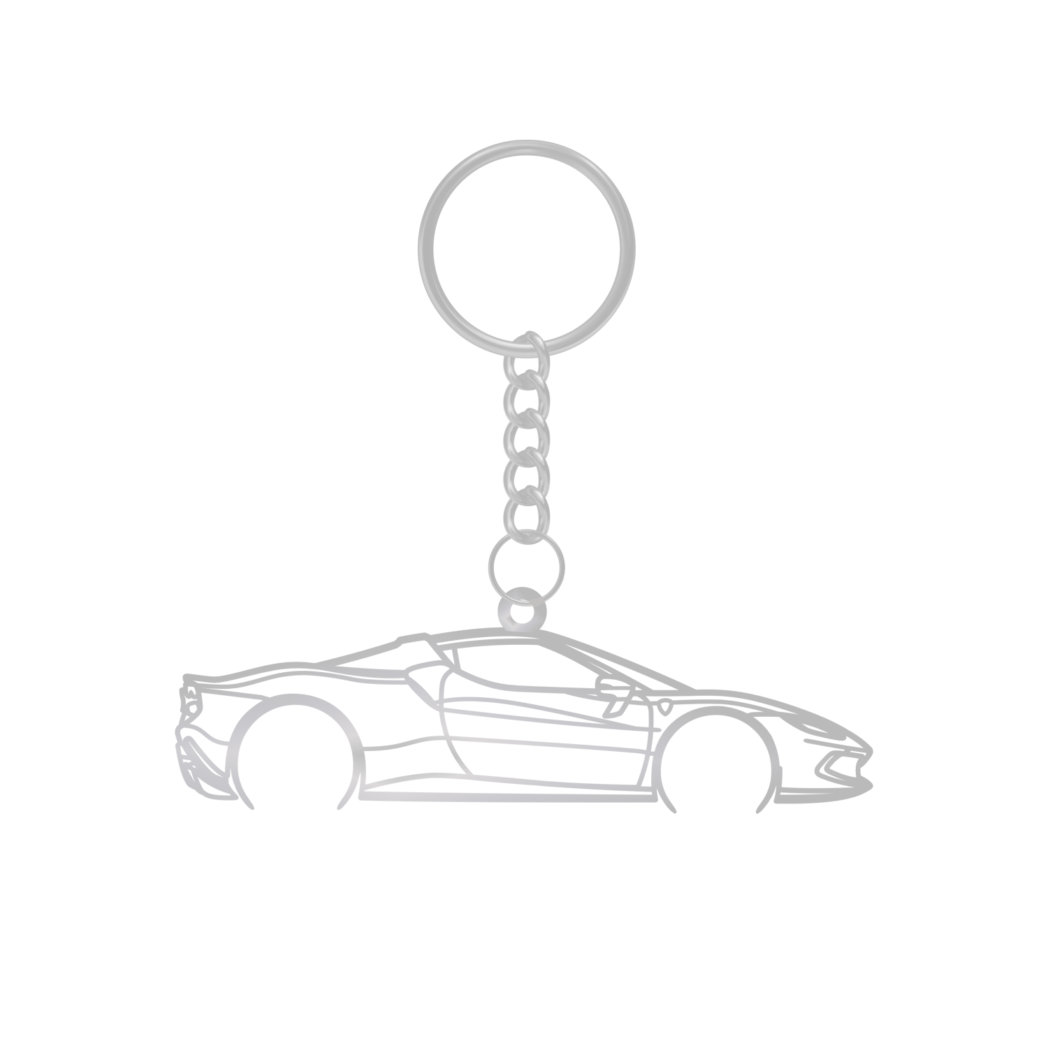 Ferrari 296 GTB (2022-2025) - Metal Keychain