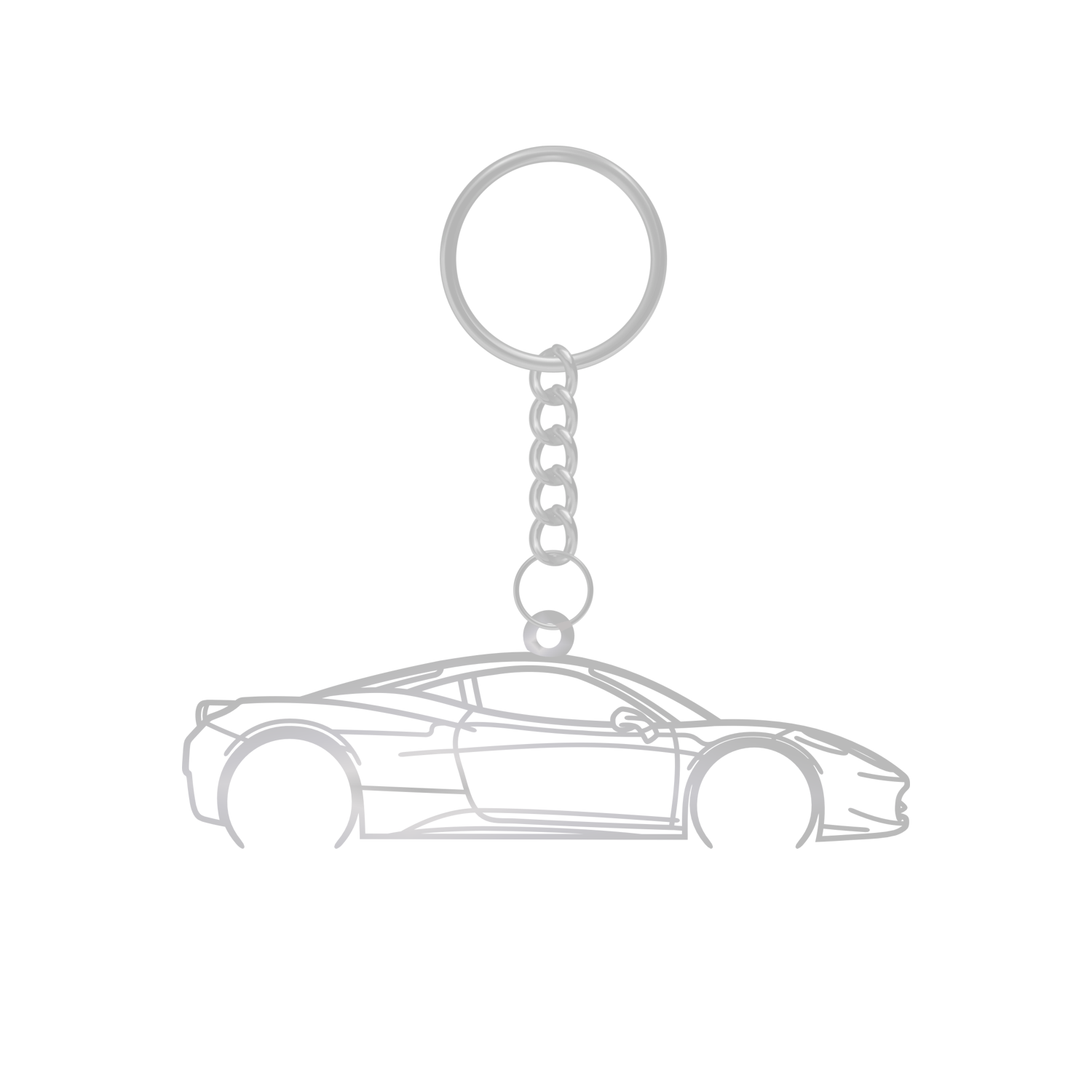 Ferrari 458 Italia (2009-2015) - Metal Keychain
