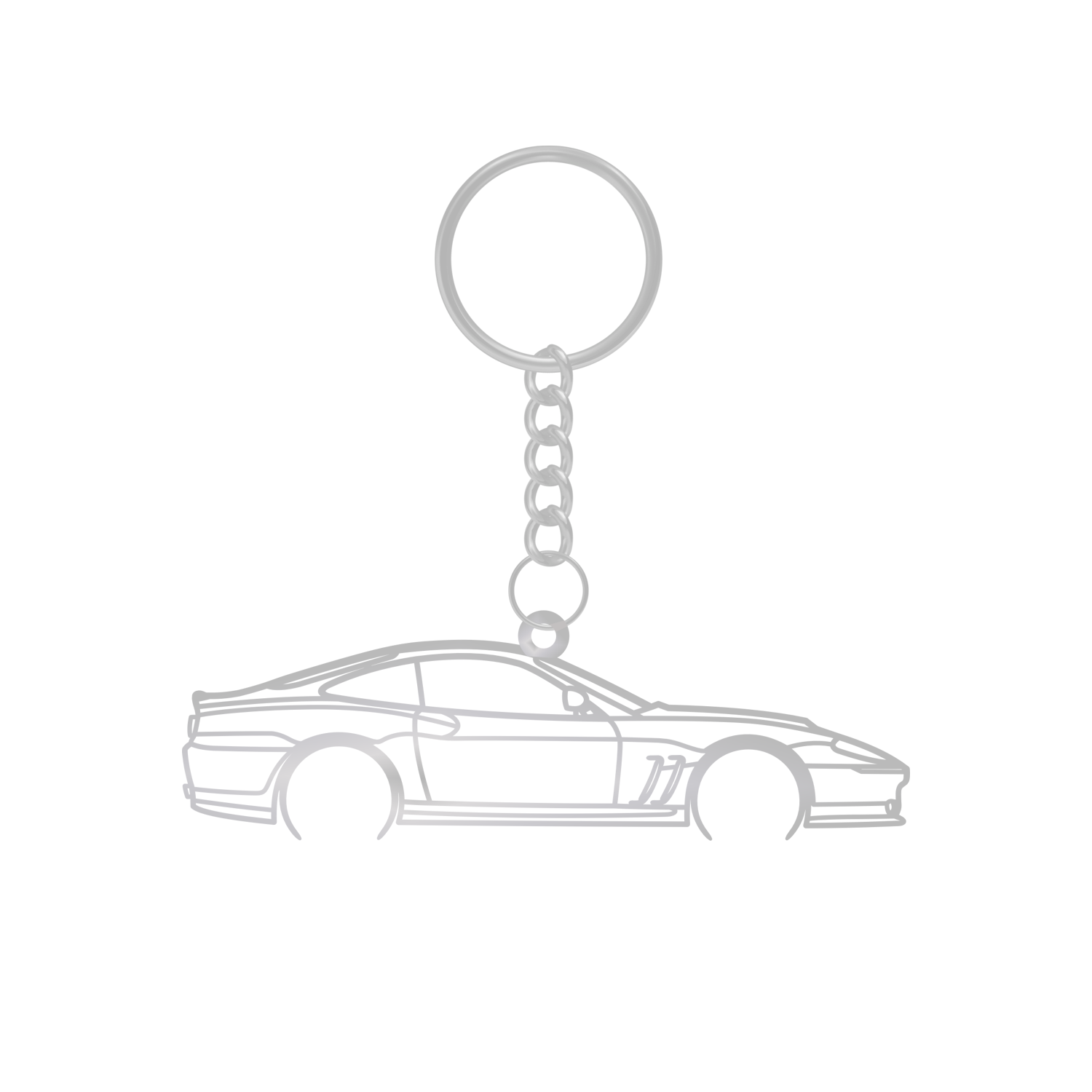 Ferrari 550 Maranello (1996-2002) - Metal Keychain