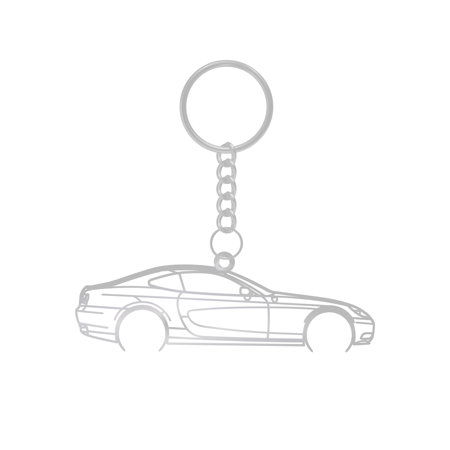 Ferrari 612 Scaglietti (2004-2011) - Metal Keychain