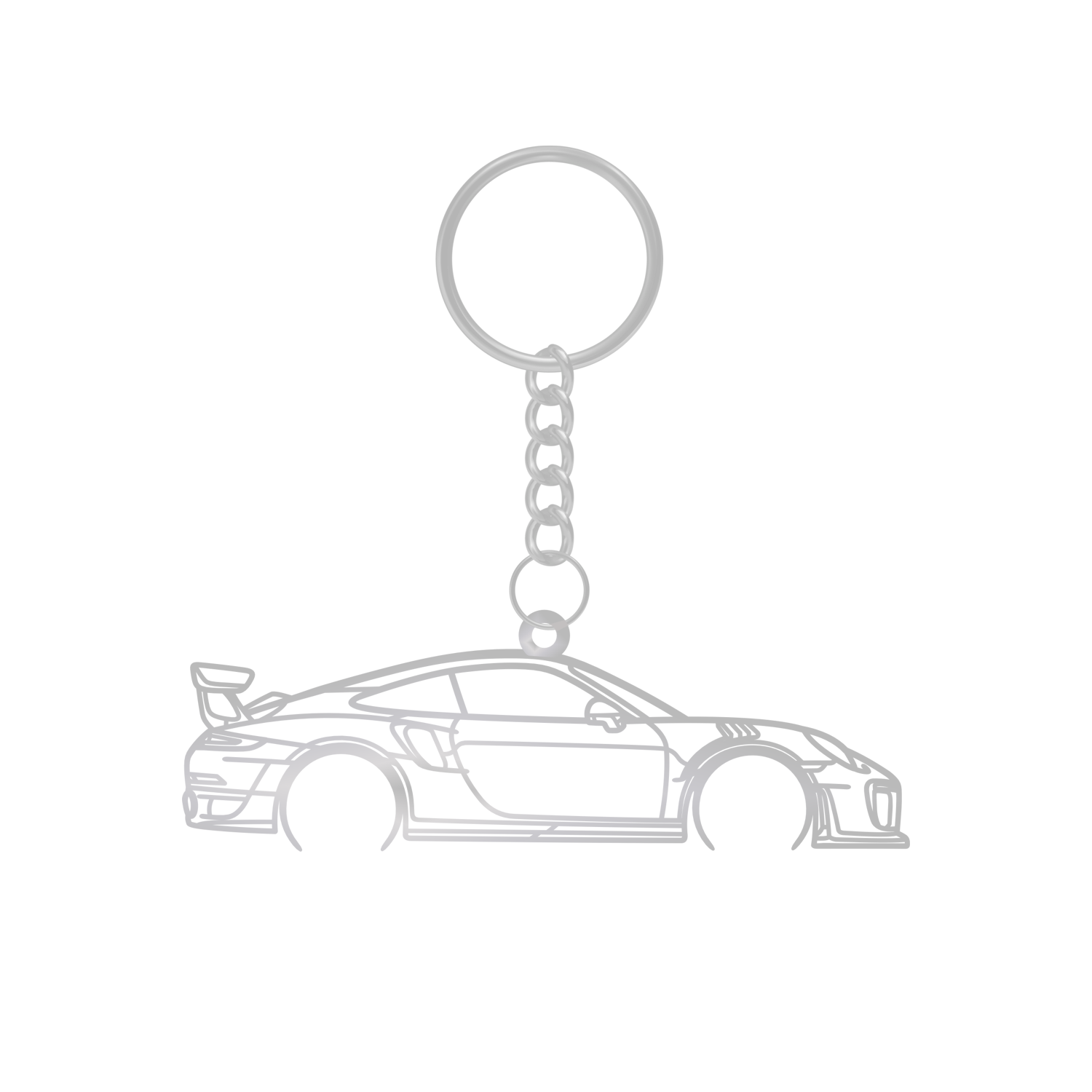 Porsche 911 991 GT2 RS (2017-2018) - Metal Keychain
