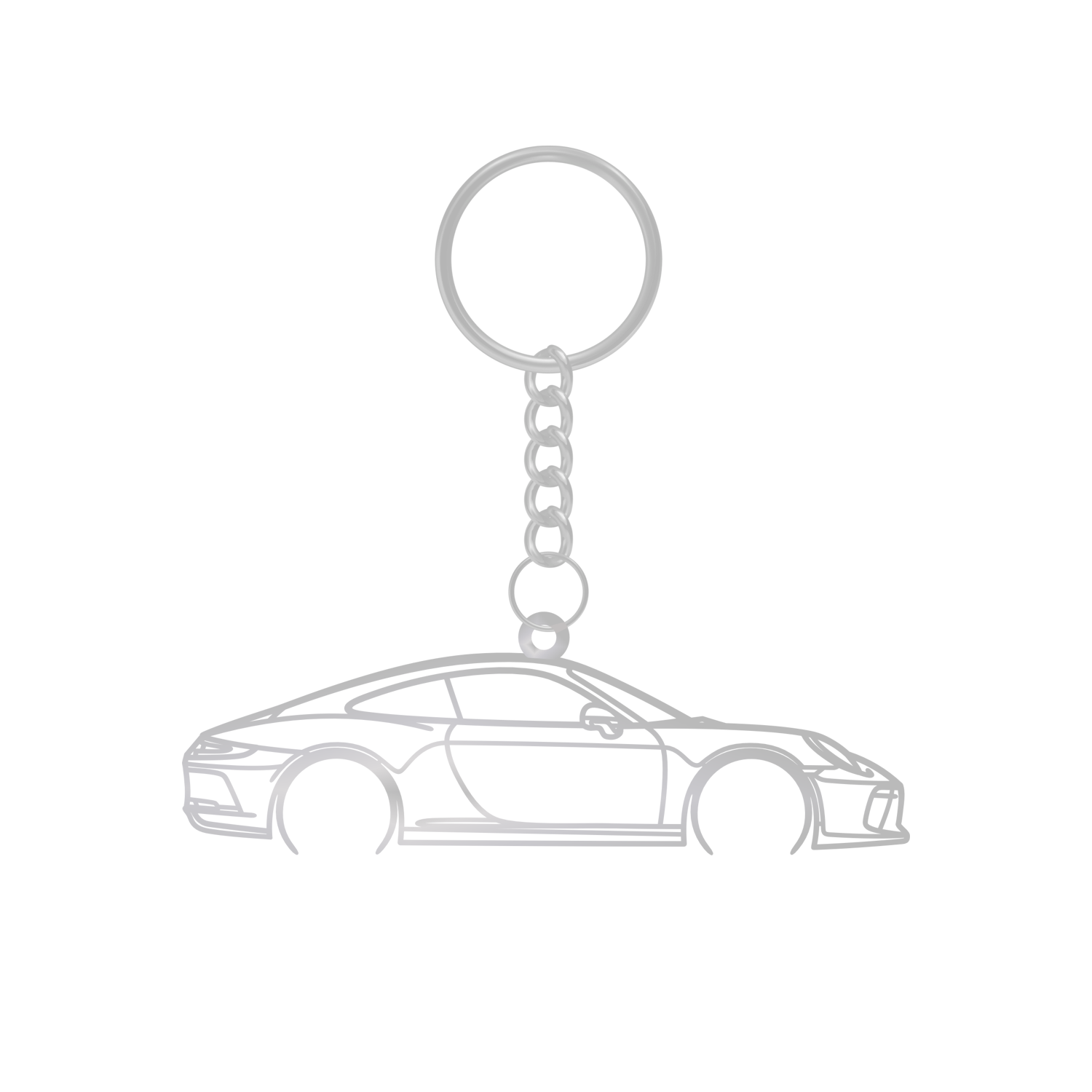 Porsche 911 991 GT3 Touring (2017-2019) - Metal Keychain