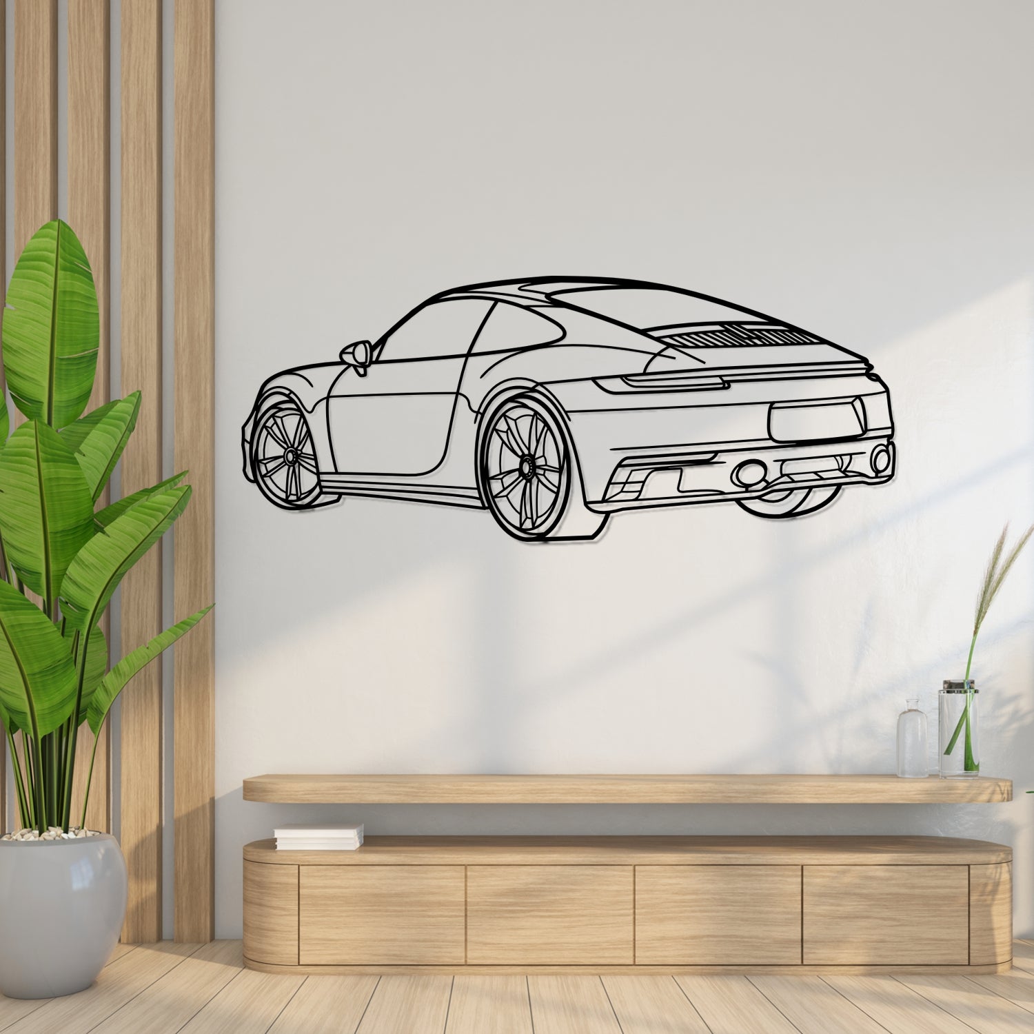 Caterham - 3D Perspective Front - Metal Silhouette