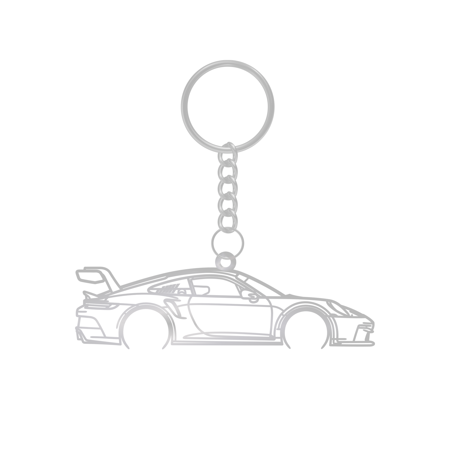 Porsche 992 GT3 Cup - Metal Keychain