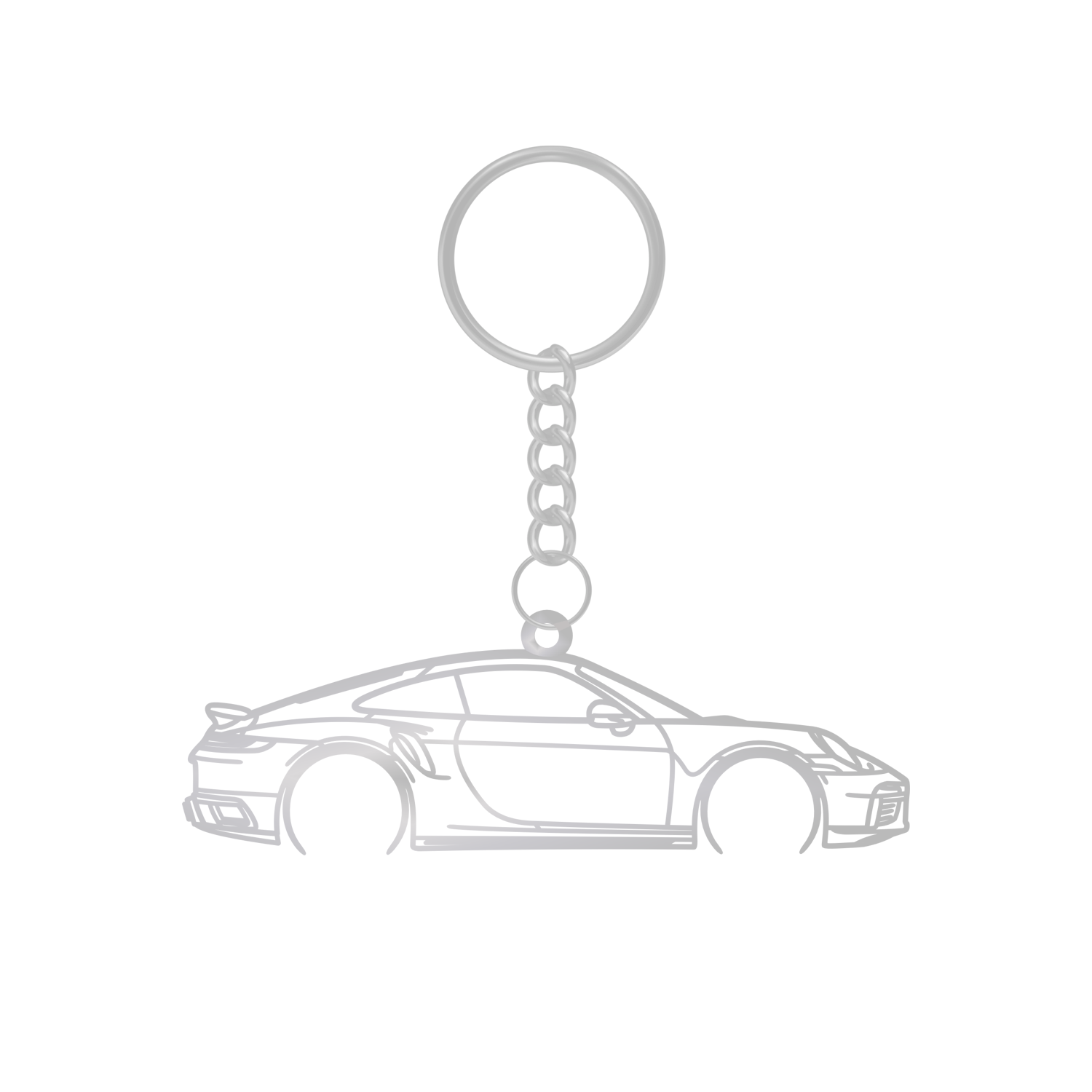 Porsche 911 992 Turbo S (2019-2024) - Metal Key Ring