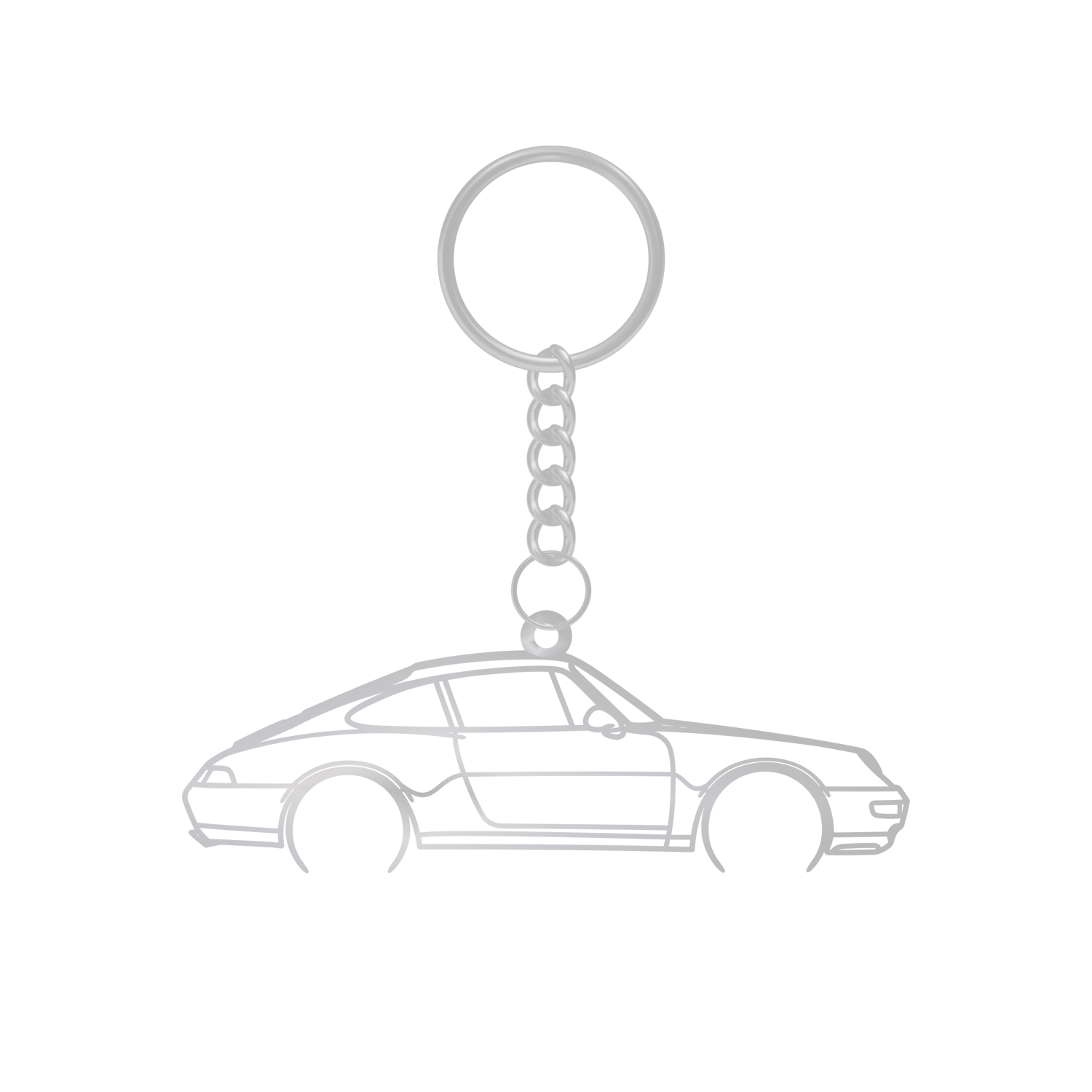 Porsche 911 993 Carrera (1994-1998) - Metal Keychain
