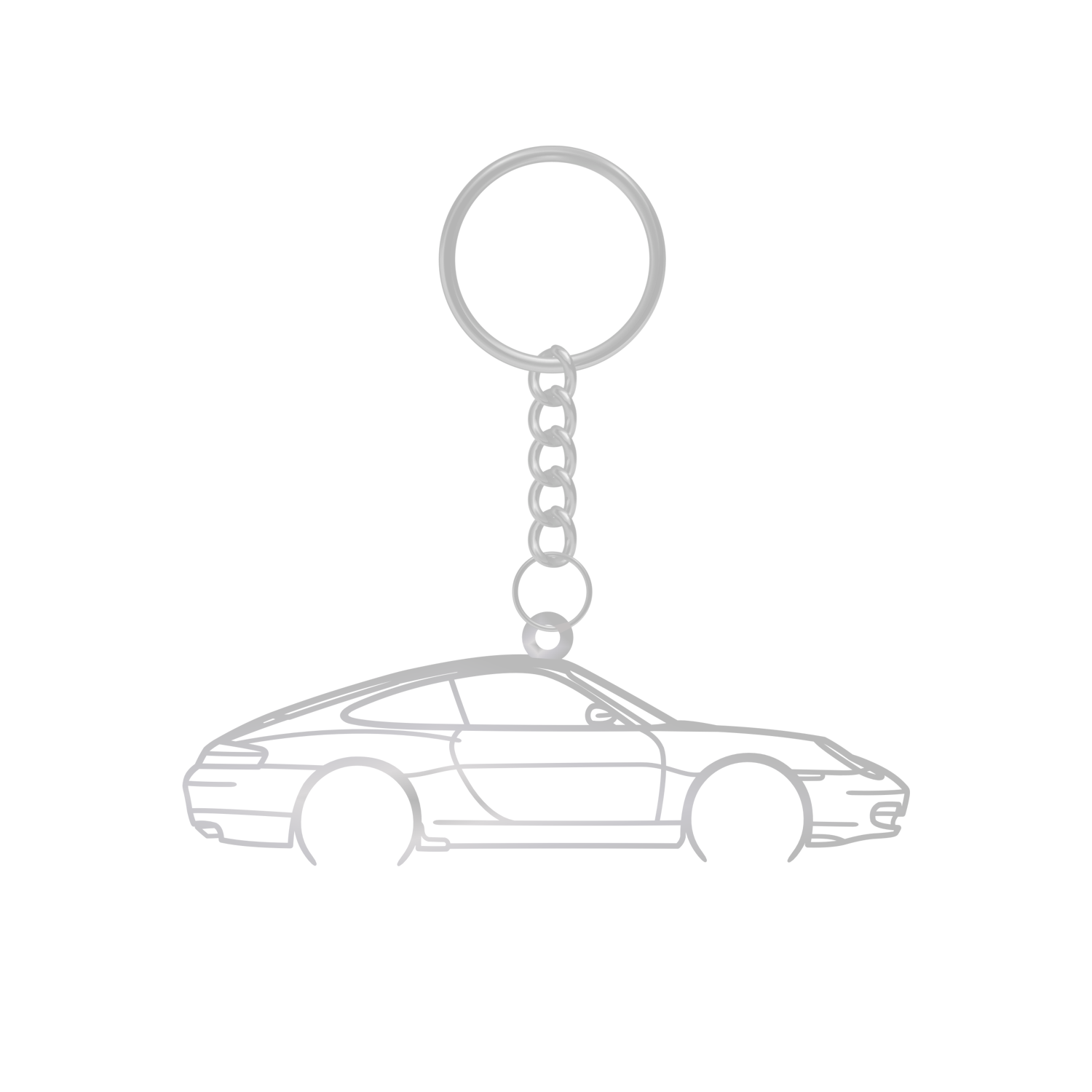 Porsche 911 996.1 Carrera (1997-2001) - Metal Key Ring