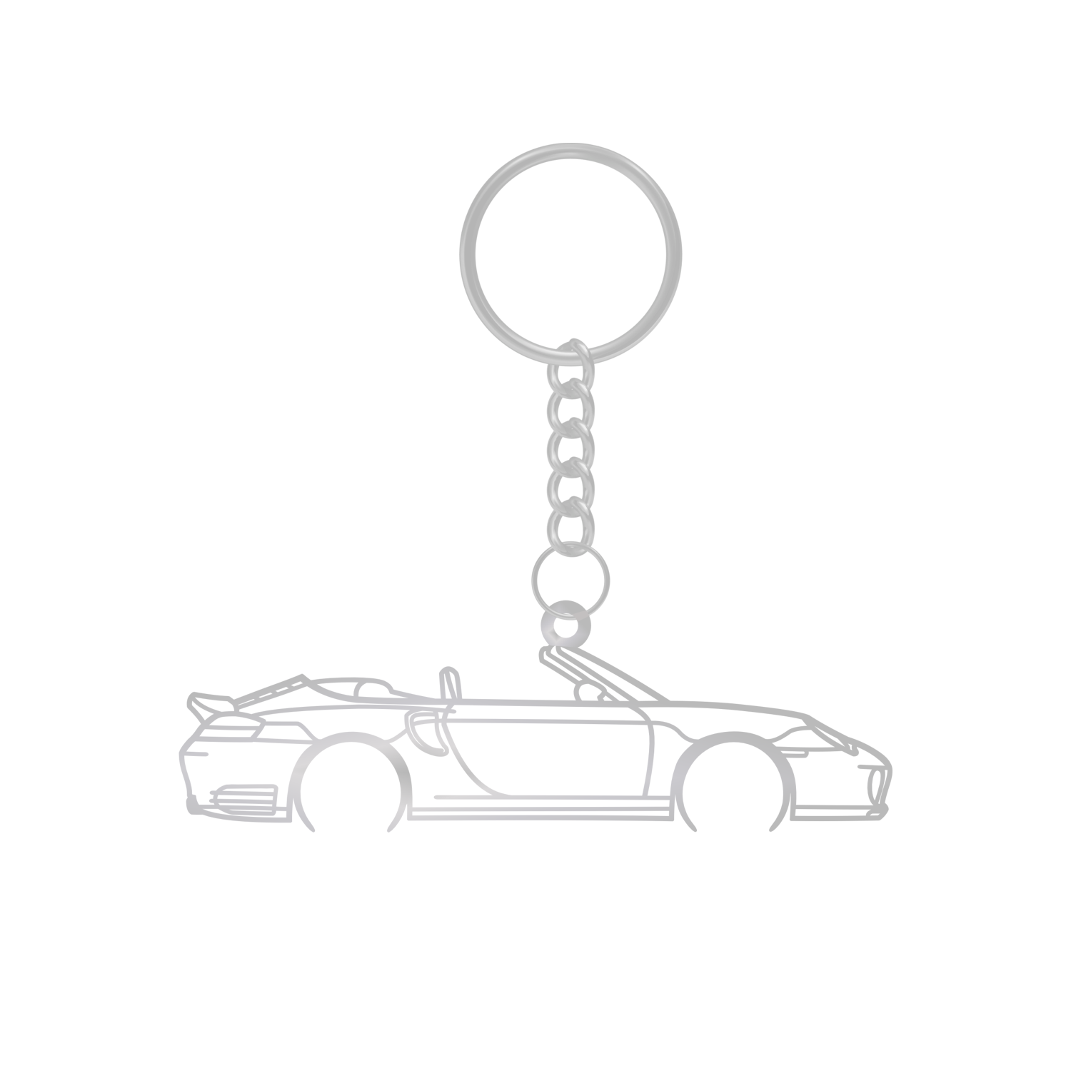 Porsche 911 996.2 Turbo Cabriolet (2002-2005) - Metal Key Ring