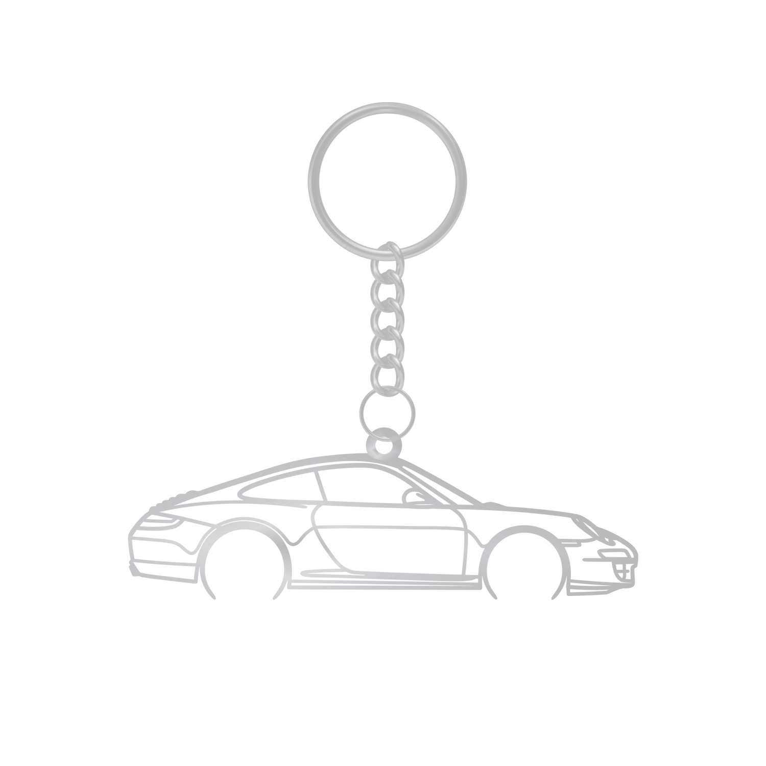 Porsche 911 997 Carrera (2004-2012) - Metal Keychain