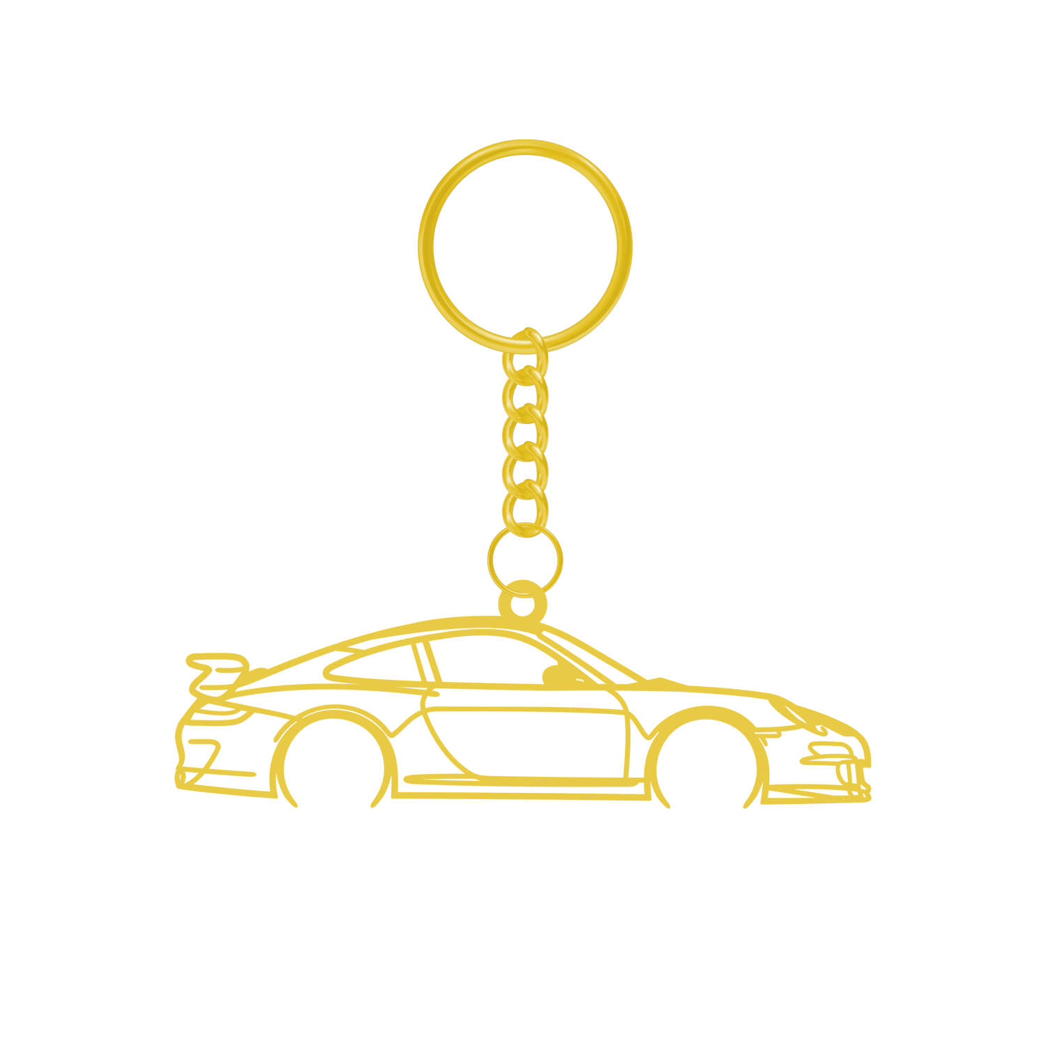 Porsche 911 997 GT3 (2006-2011) - Metal Keychain