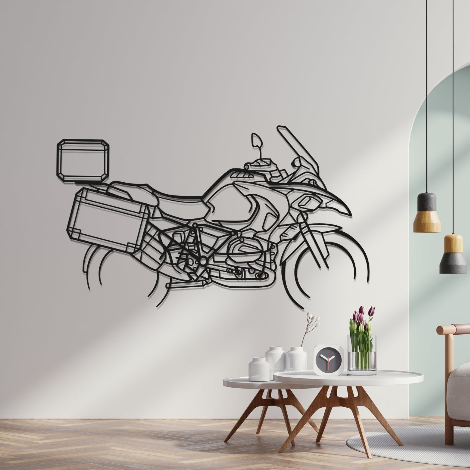 BMW R 1200 GS (2013-2019) - Silhueta de Metal