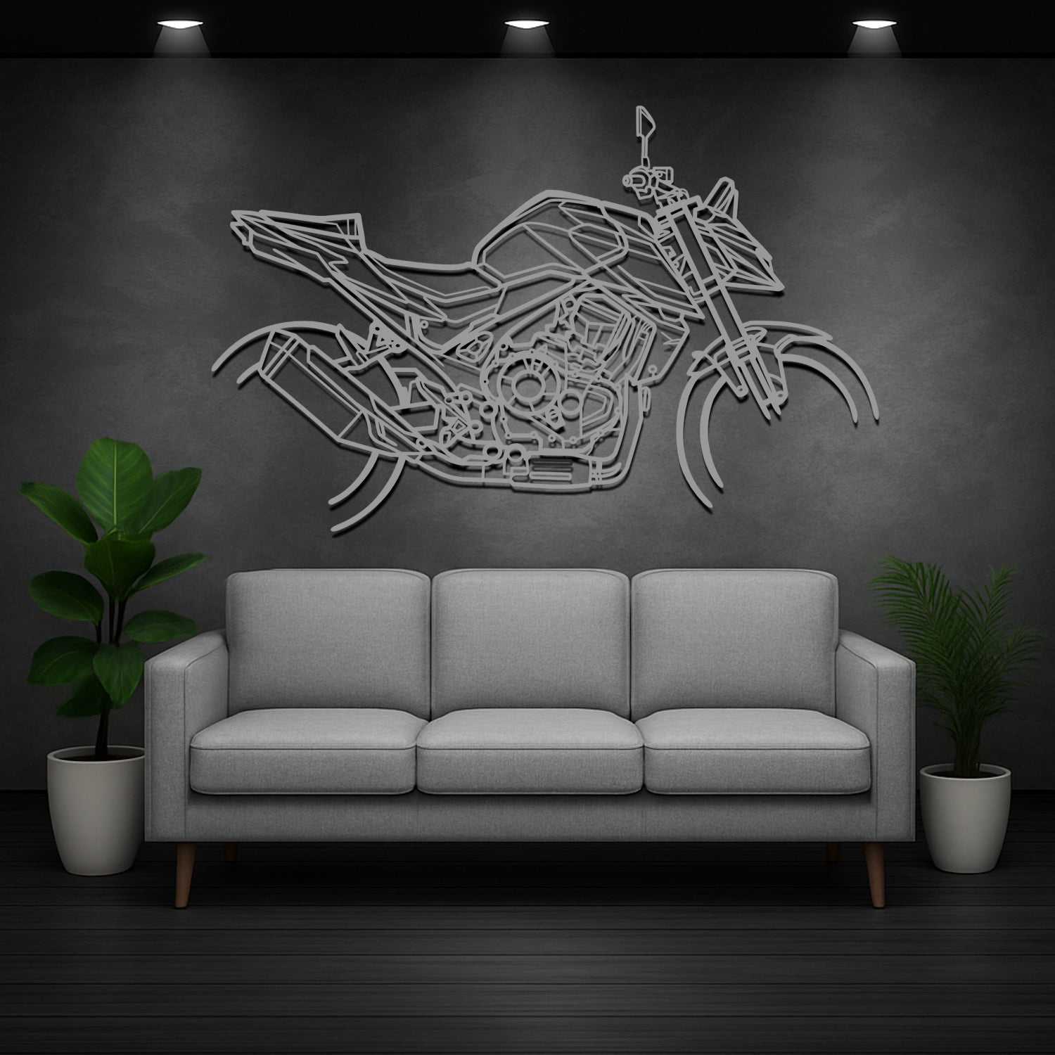 BMW S1000RR Pack M (2023-2024) - Metal Silhouette