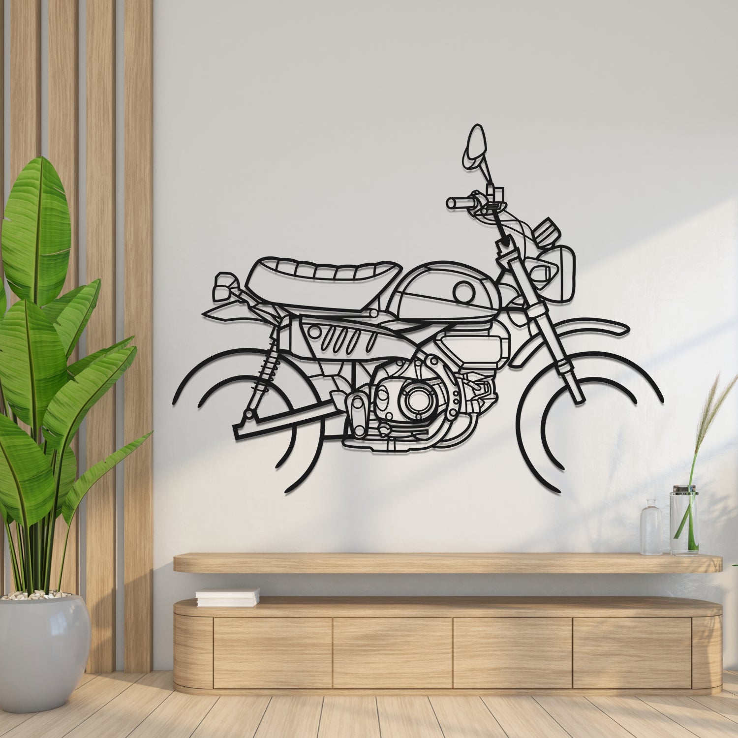 Honda Monkey 125 (2018-2024) - Silhueta de Metal