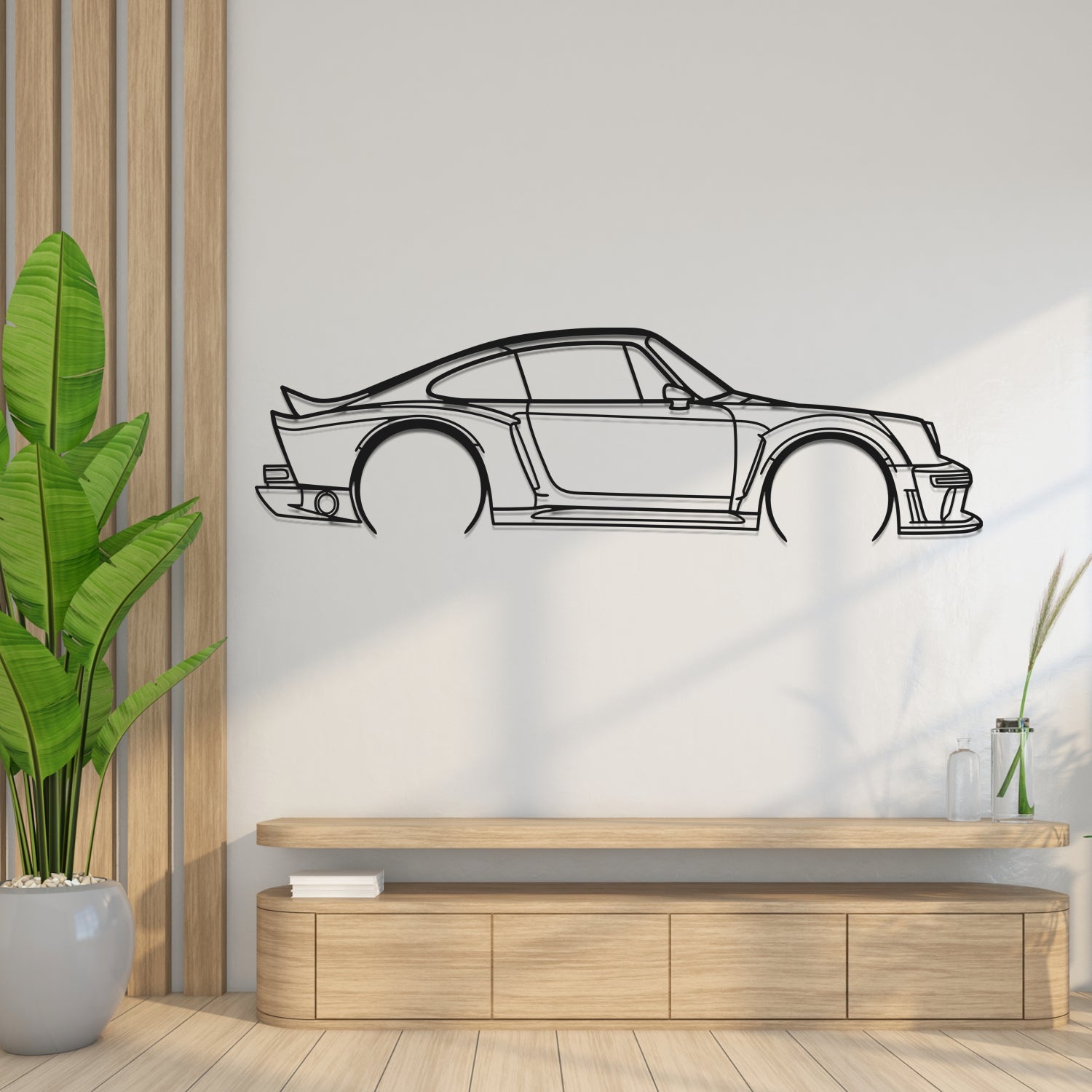 Singer DLS-T - Side View - Metal Silhouette