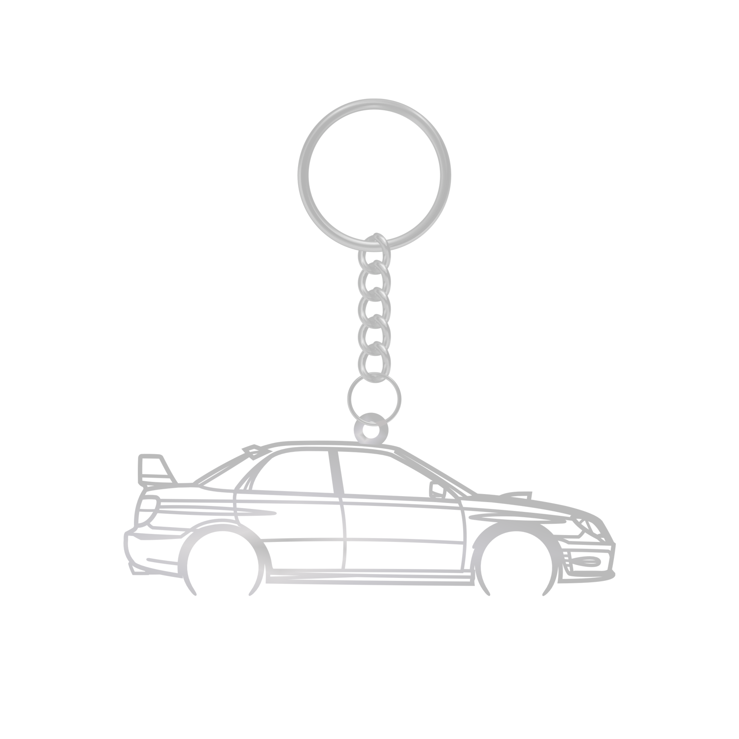 Subaru Impreza WRX (2005-2007) - Metal Key Ring