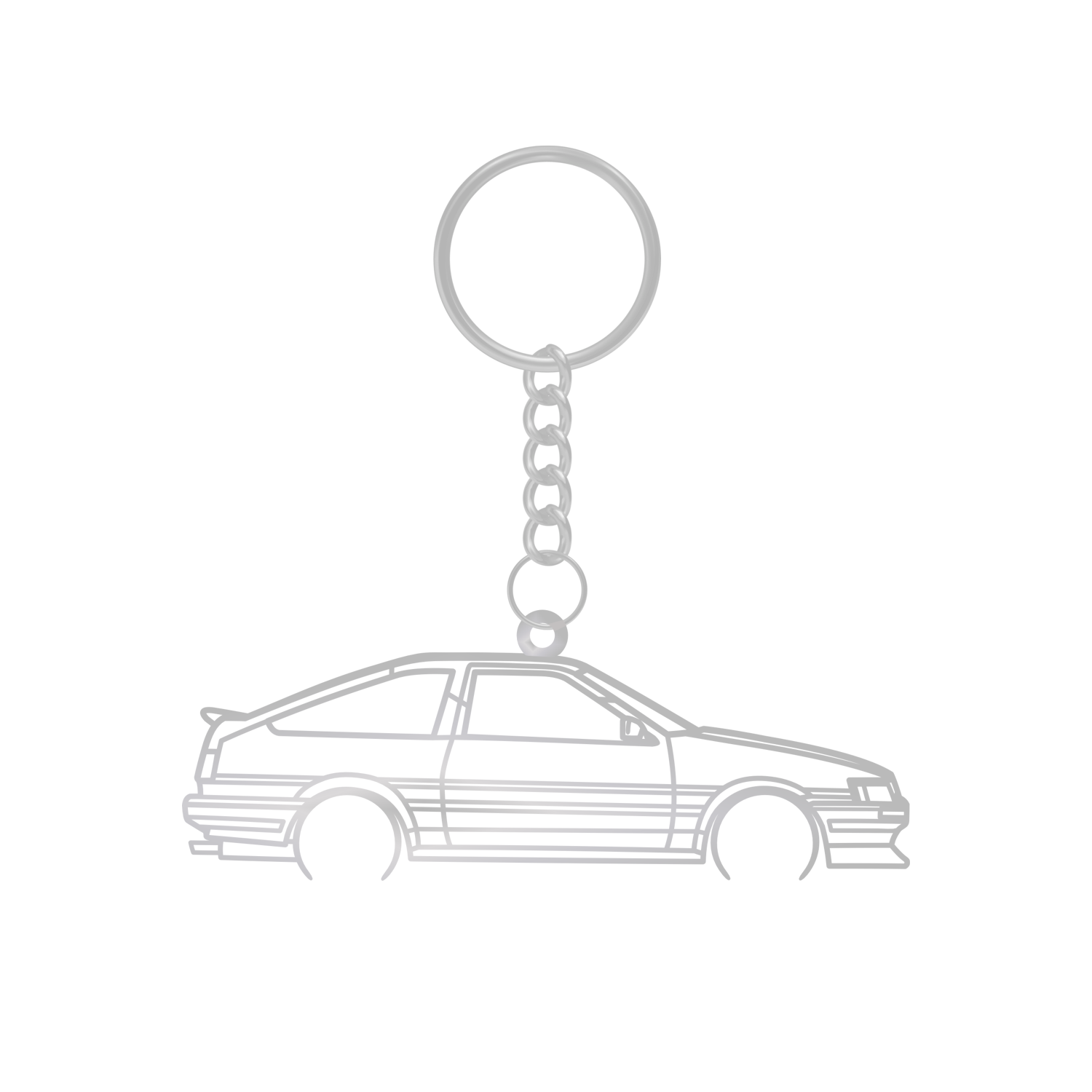 Toyota Corolla AE85 Levin (1983-1987) - Metal Keychain