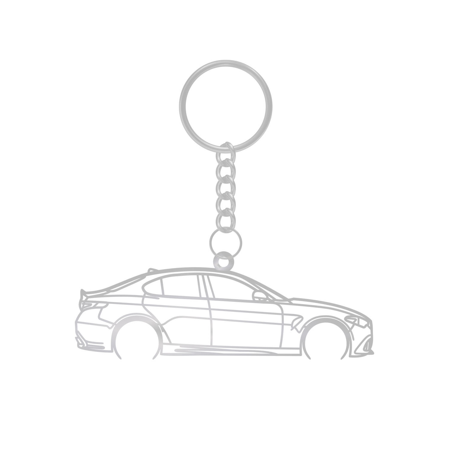 Alfa Romeo Giulia Quadrifoglio (2015-2020) - Metal Key Ring