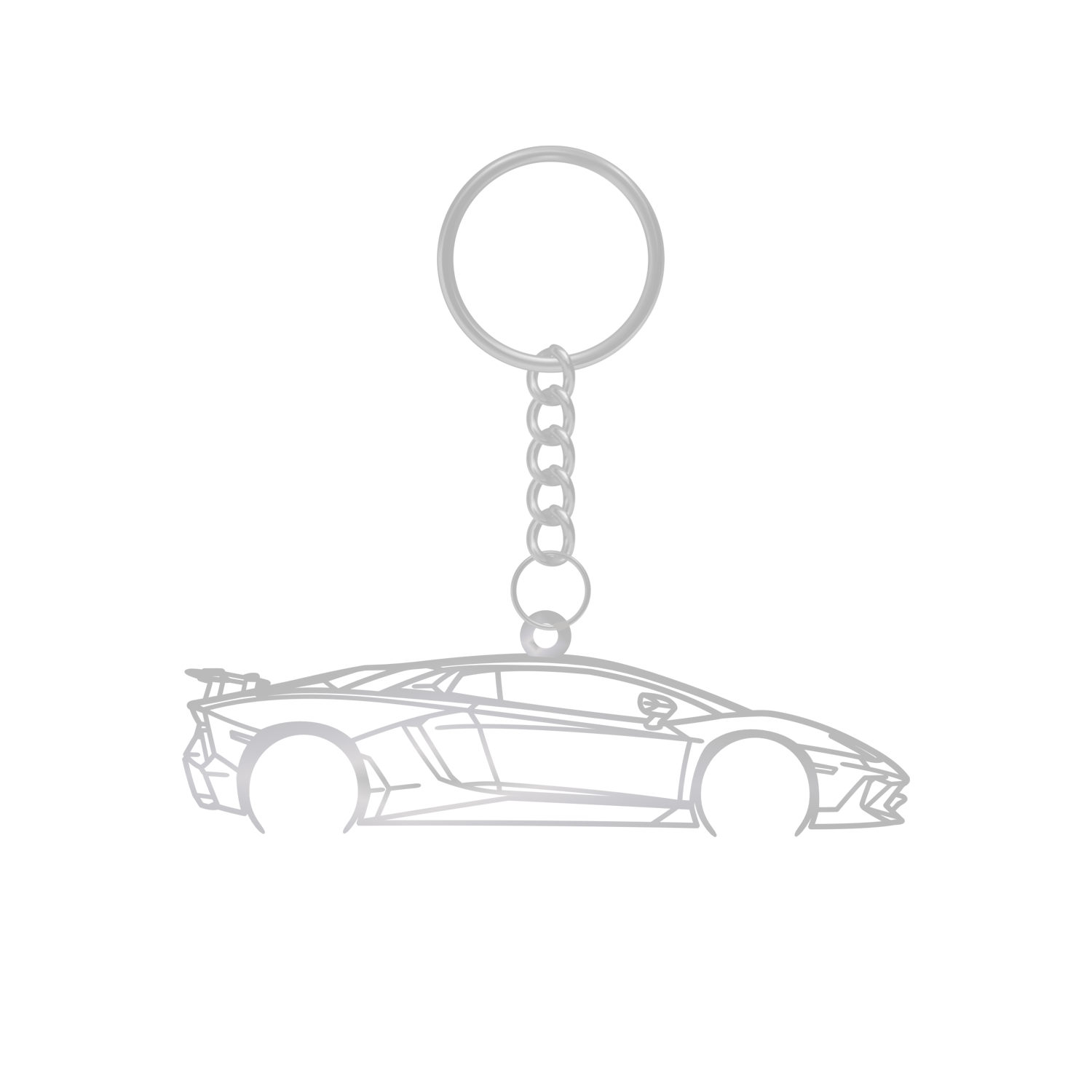 Lamborghini Aventador SV (2015-2017) - Metal Keychain