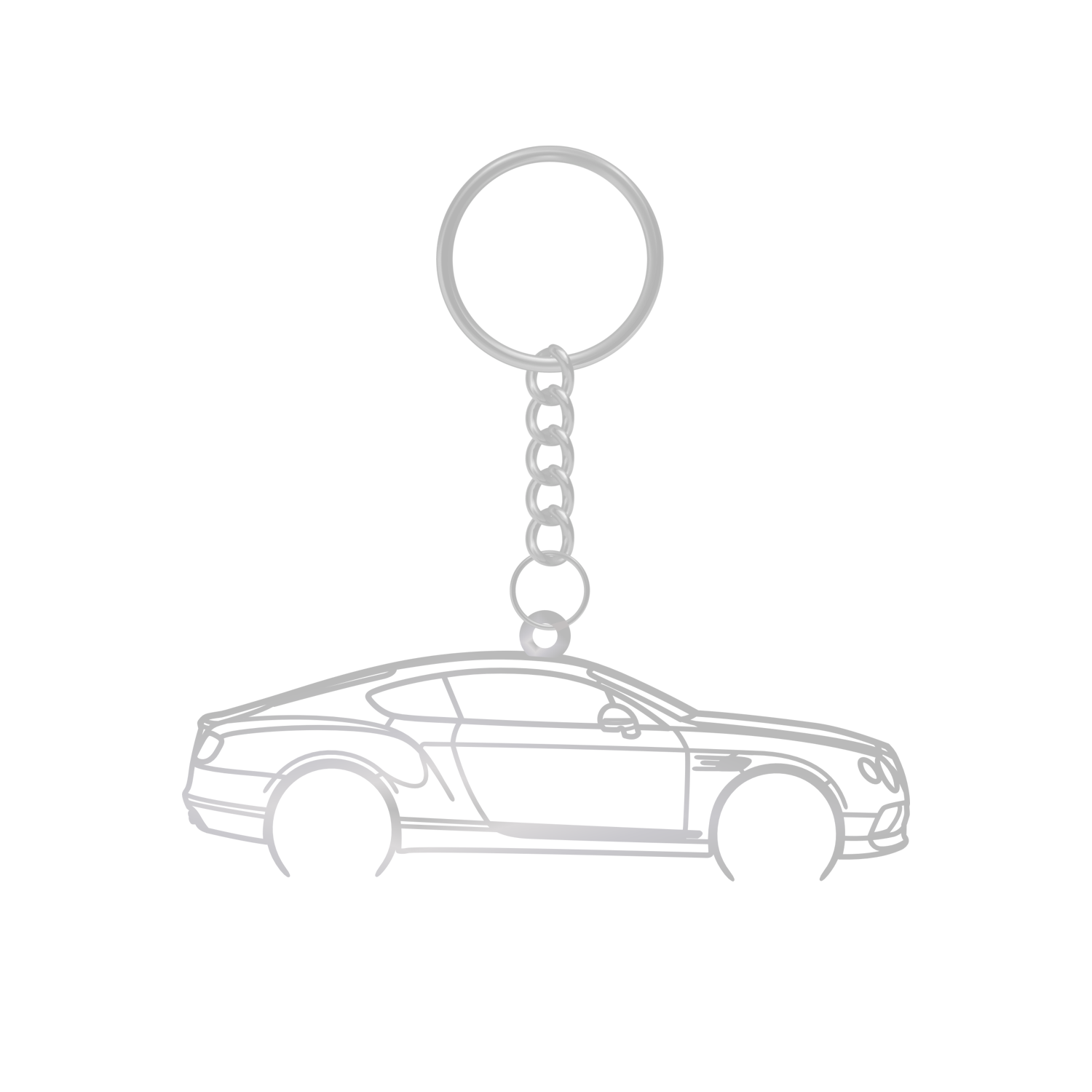Bentley Continental GT (2011-2018) - Metal Keychain