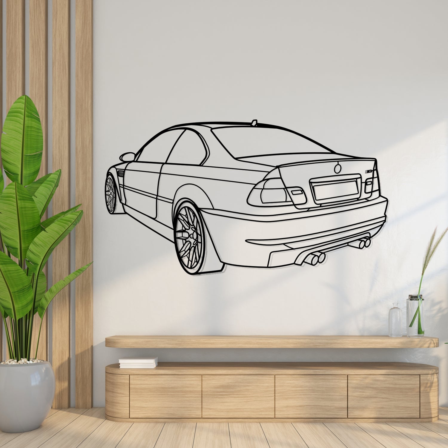 Caterham - 3D Perspective Front - Metal Silhouette