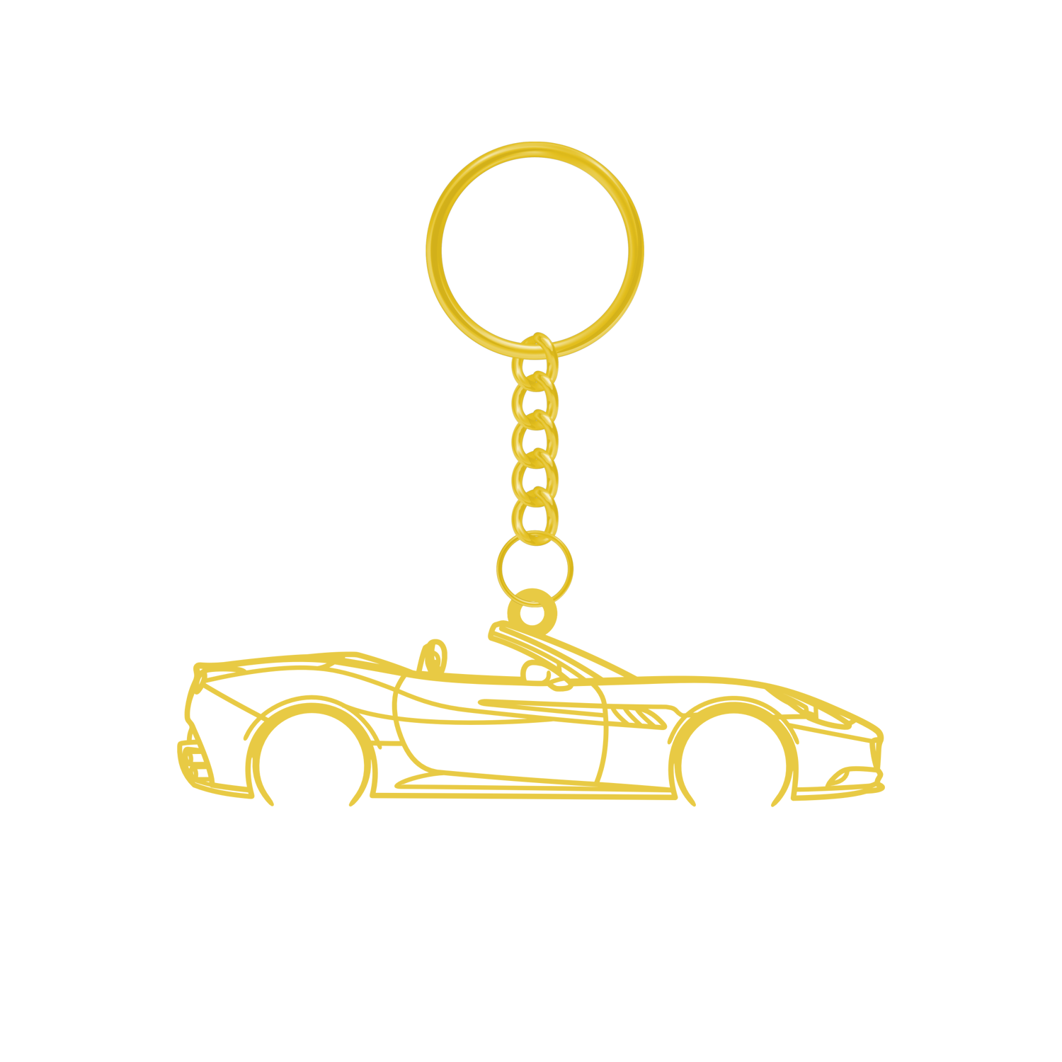 Ferrari California (2008-2014) - Metal Keychain