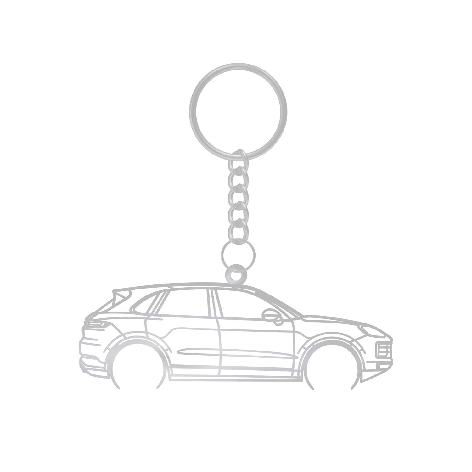 Porsche Cayenne (2023-2025) - Metal Key Ring