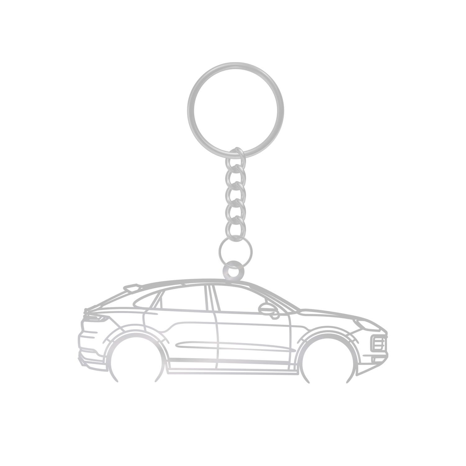 Porsche Cayenne Coupe (2023-2025) - Metal Key Ring