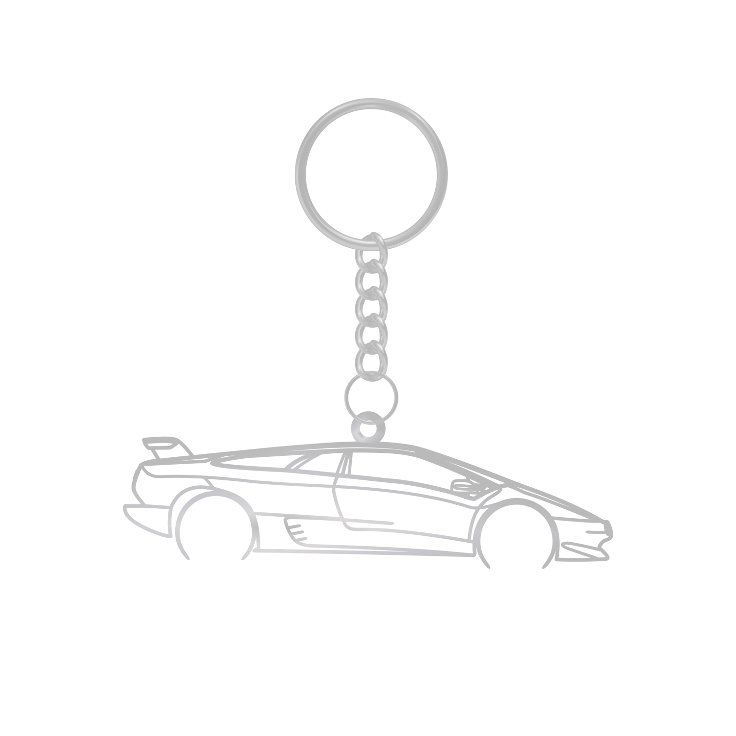 Lamborghini Diablo (1990-2001) - Metal Keychain