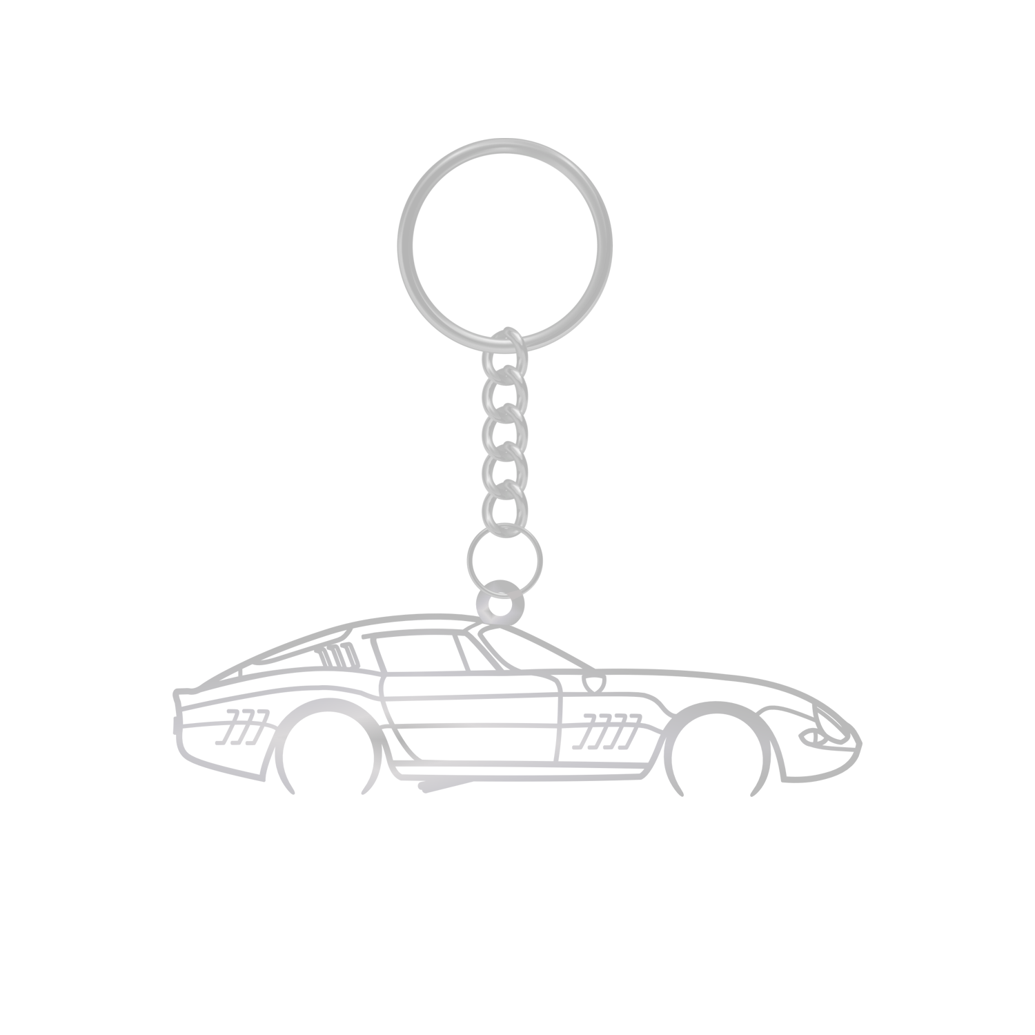 Ferrari 275 GTB (1964-1966) - Metal Keychain