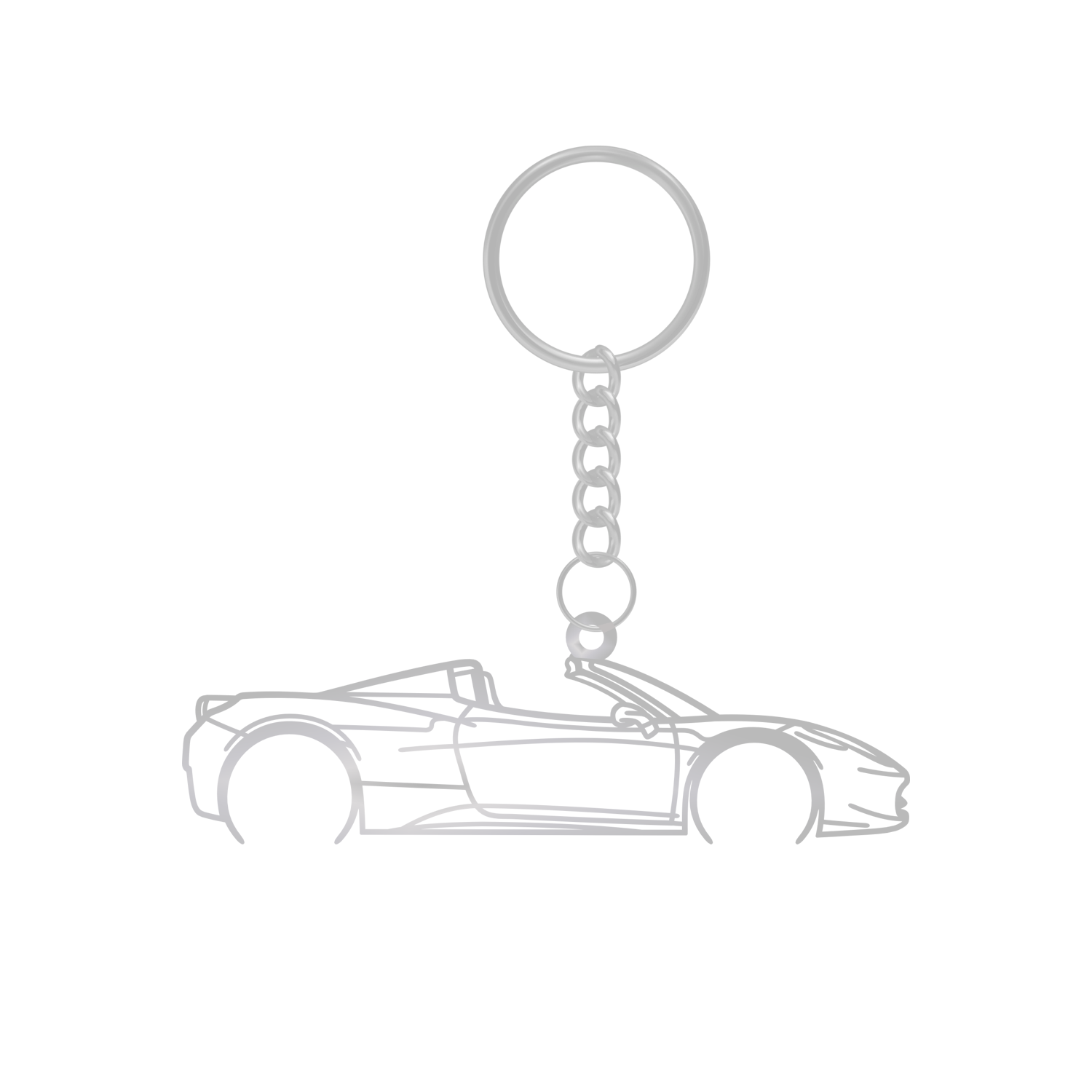 Ferrari 458 Spider (2011-2015) - Metal Keychain