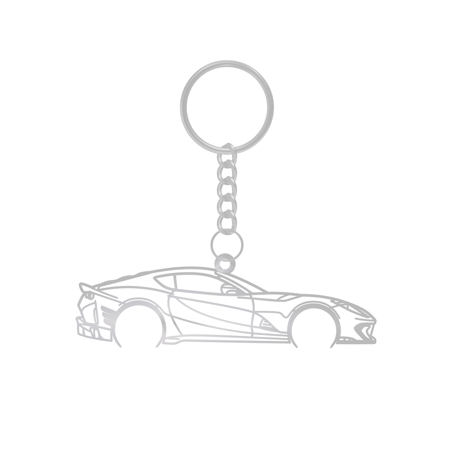 Ferrari 812 Competizione (2022-2025) - Metal Keychain
