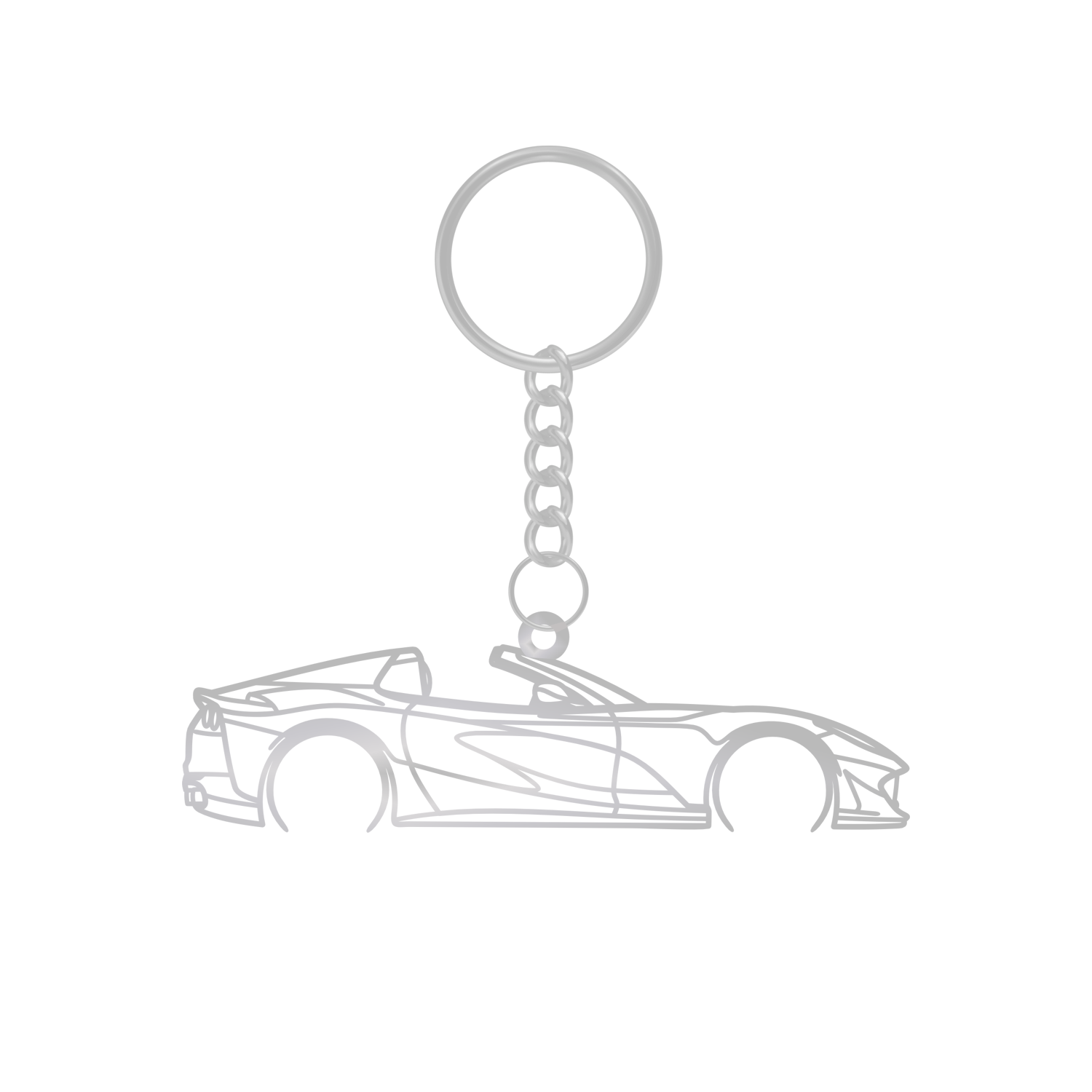 Ferrari 812 GTS (2019-2025) - Metal Keychain