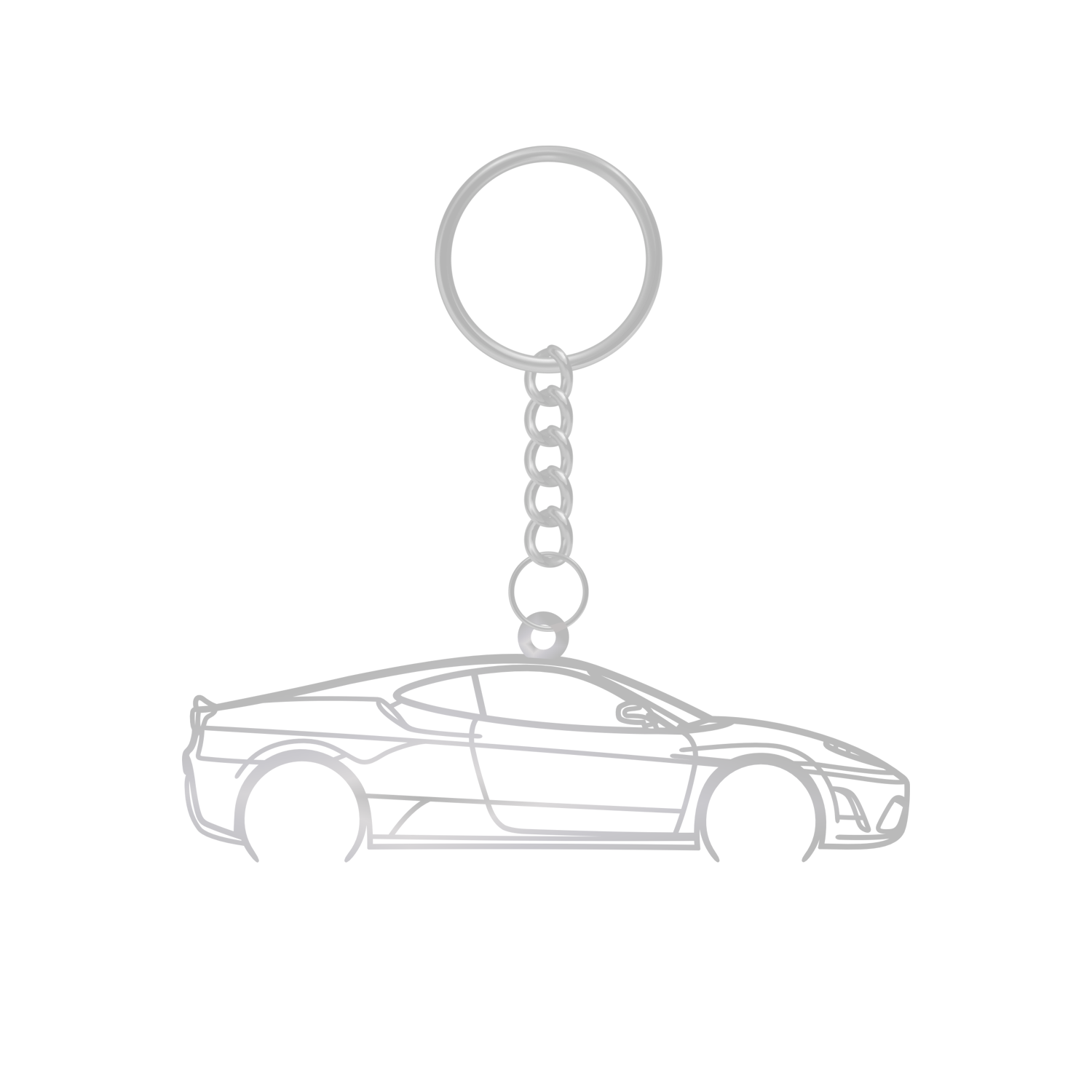 Ferrari F430 Scuderia (2007-2009) - Metal Keychain