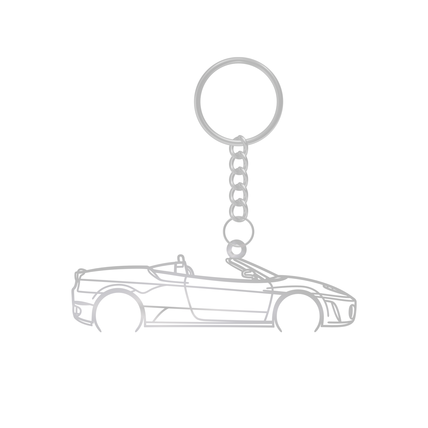 Ferrari F430 Spider (2004-2009) - Metal Keychain