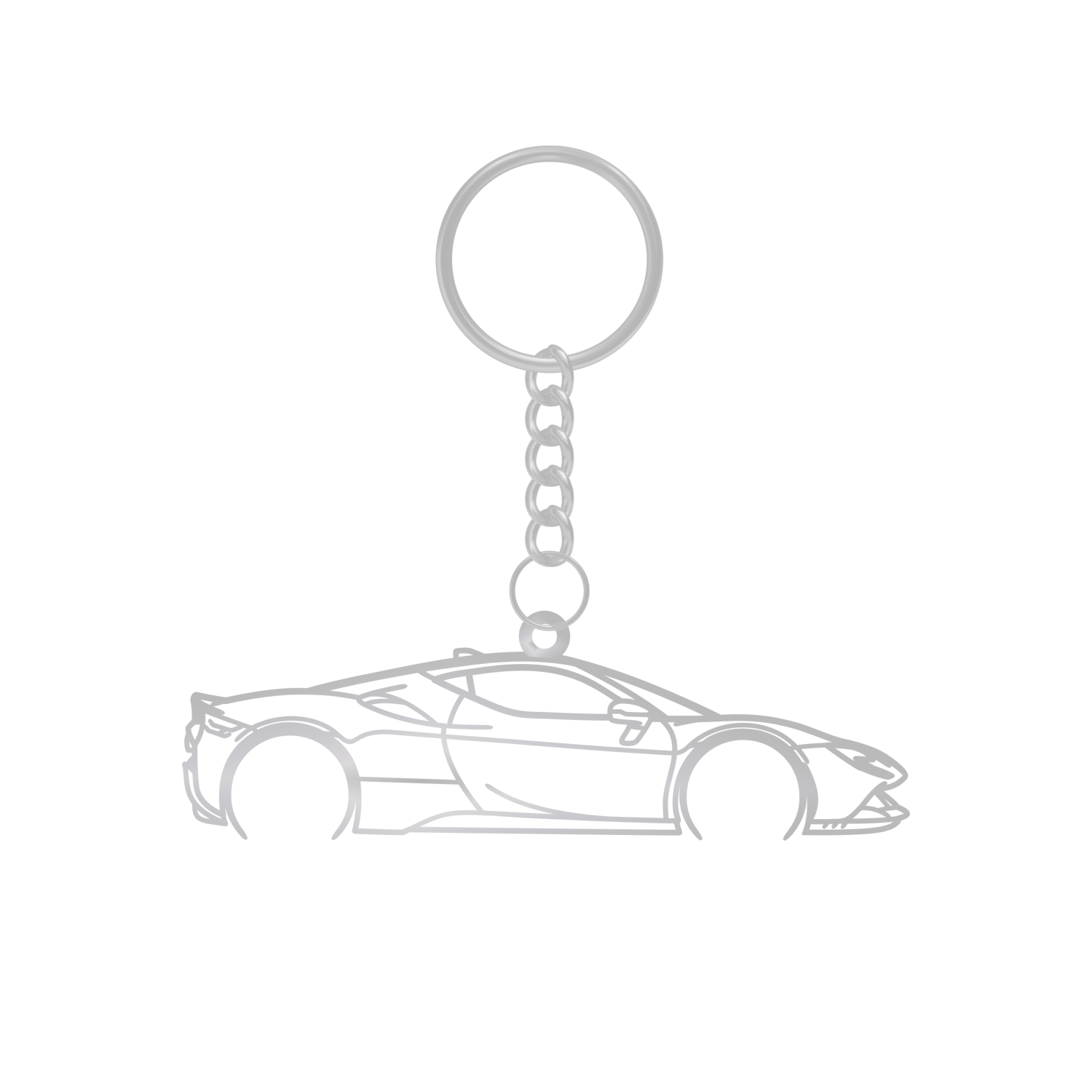 Ferrari SF90 (2019-2024) - Metal Keychain