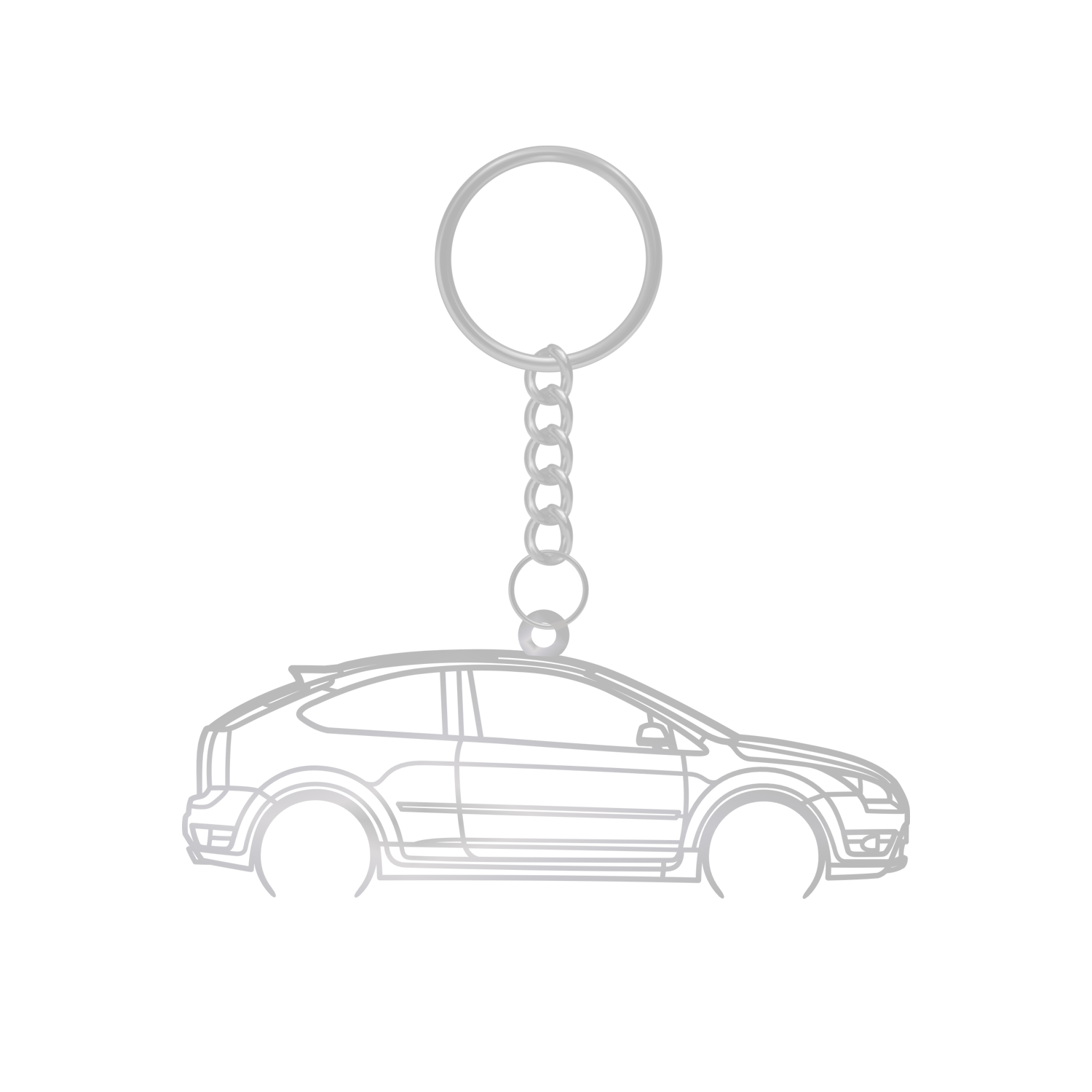 Ford Focus (2005-2010) - Metal Keychain