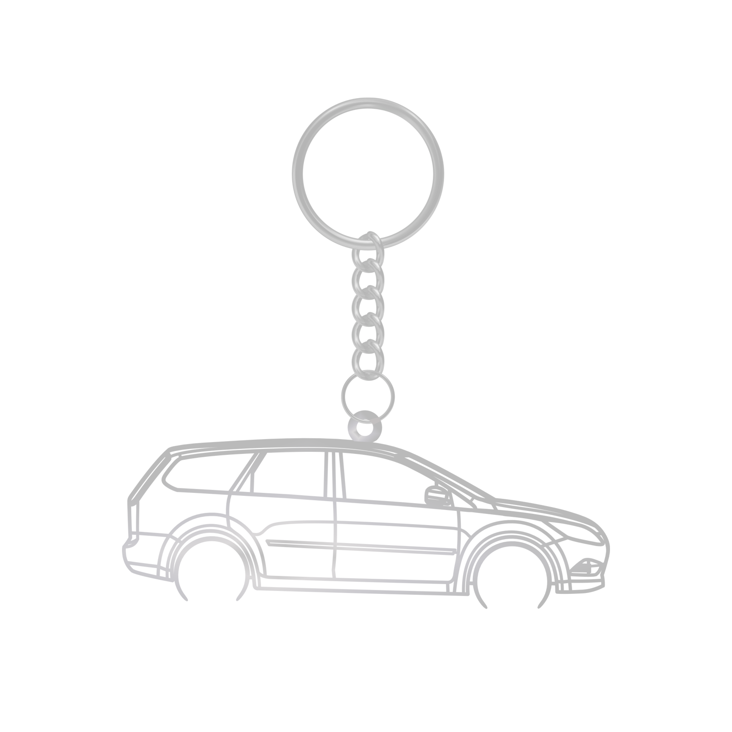 Ford Focus SW (2006-2015) - Metal Key Ring