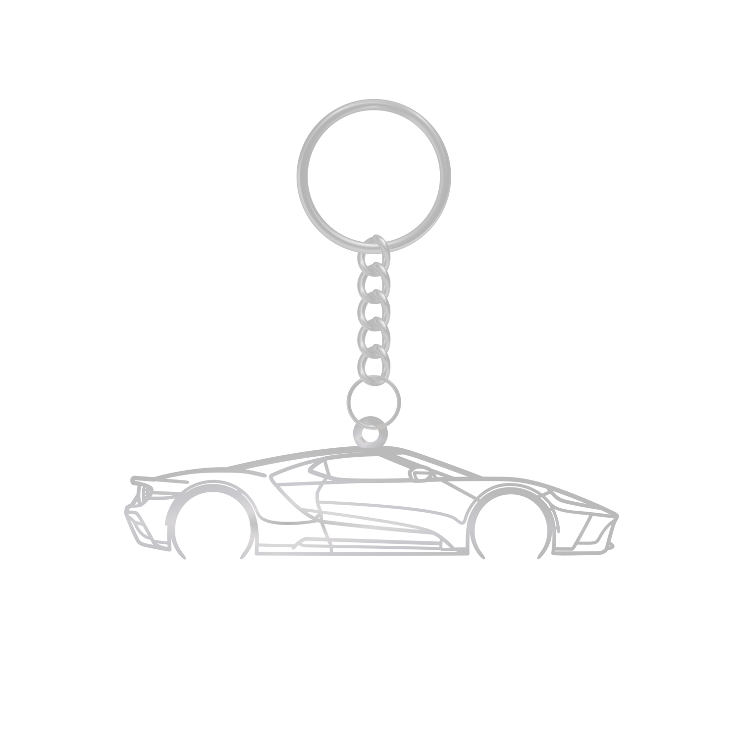 Ford GT (2016-2022) - Metal Key Ring
