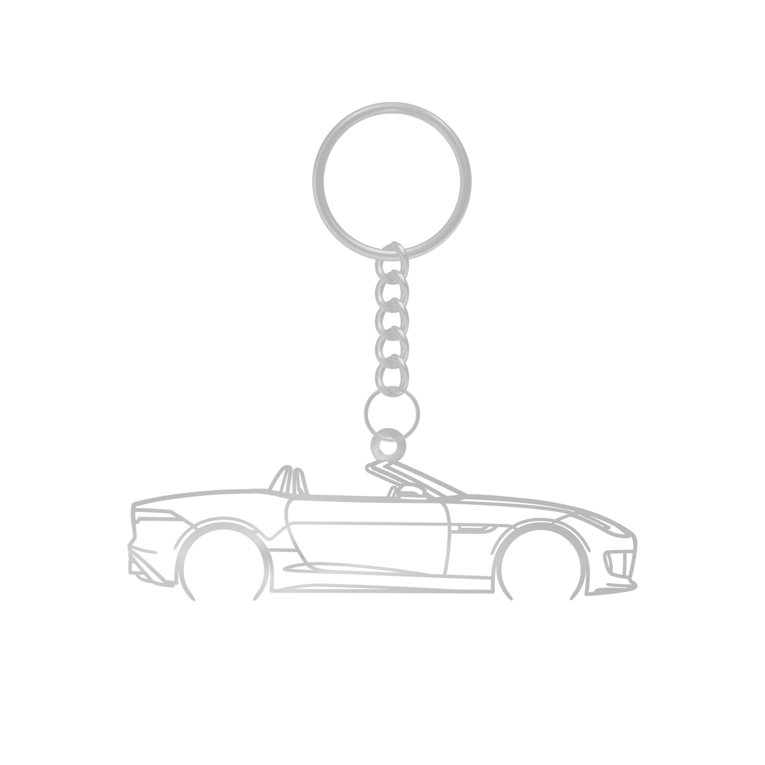 Jaguar F-Type Convertible (2013-2019) - Metal Key Ring