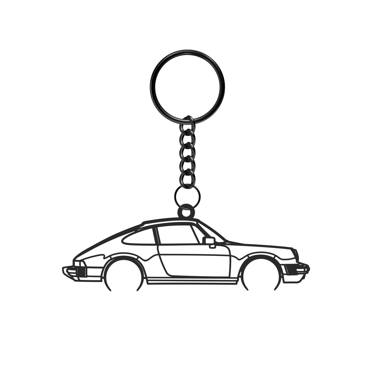 Porsche 911 G-Model (1973-1989) - Metal Keychain