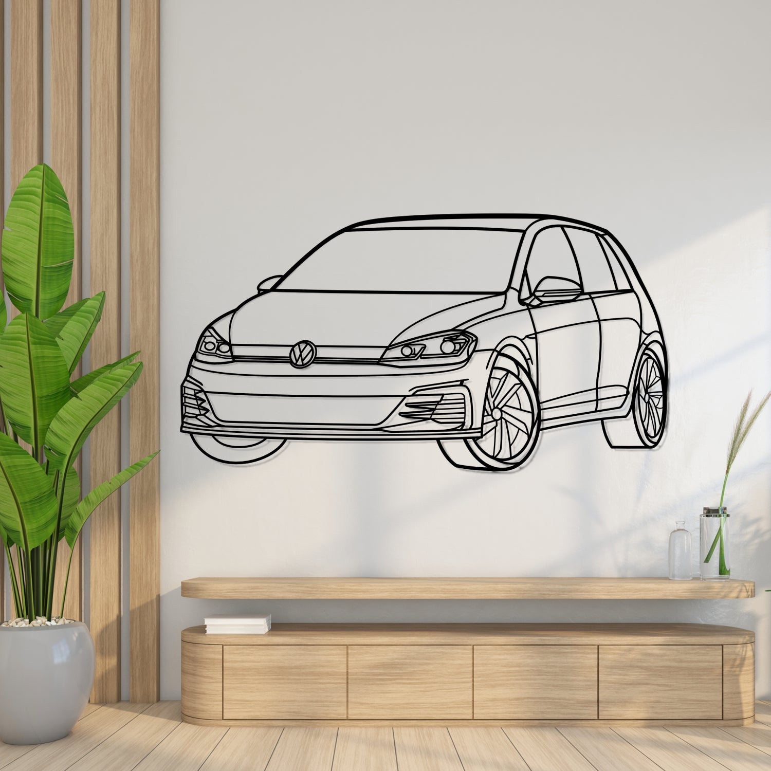 Caterham - 3D Perspective Front - Metal Silhouette