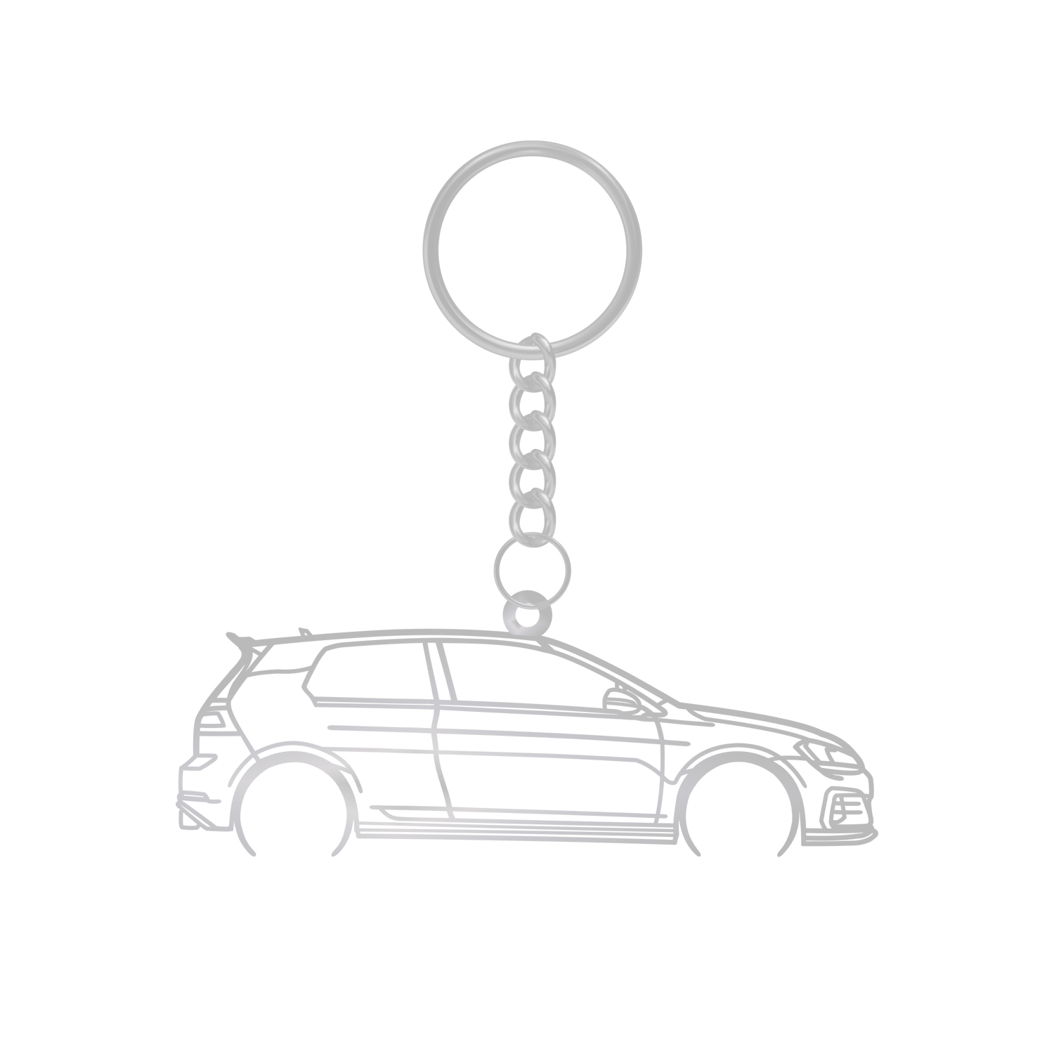Volkswagen Golf 7 GTI Clubsport S (2016) - Metal Key Ring