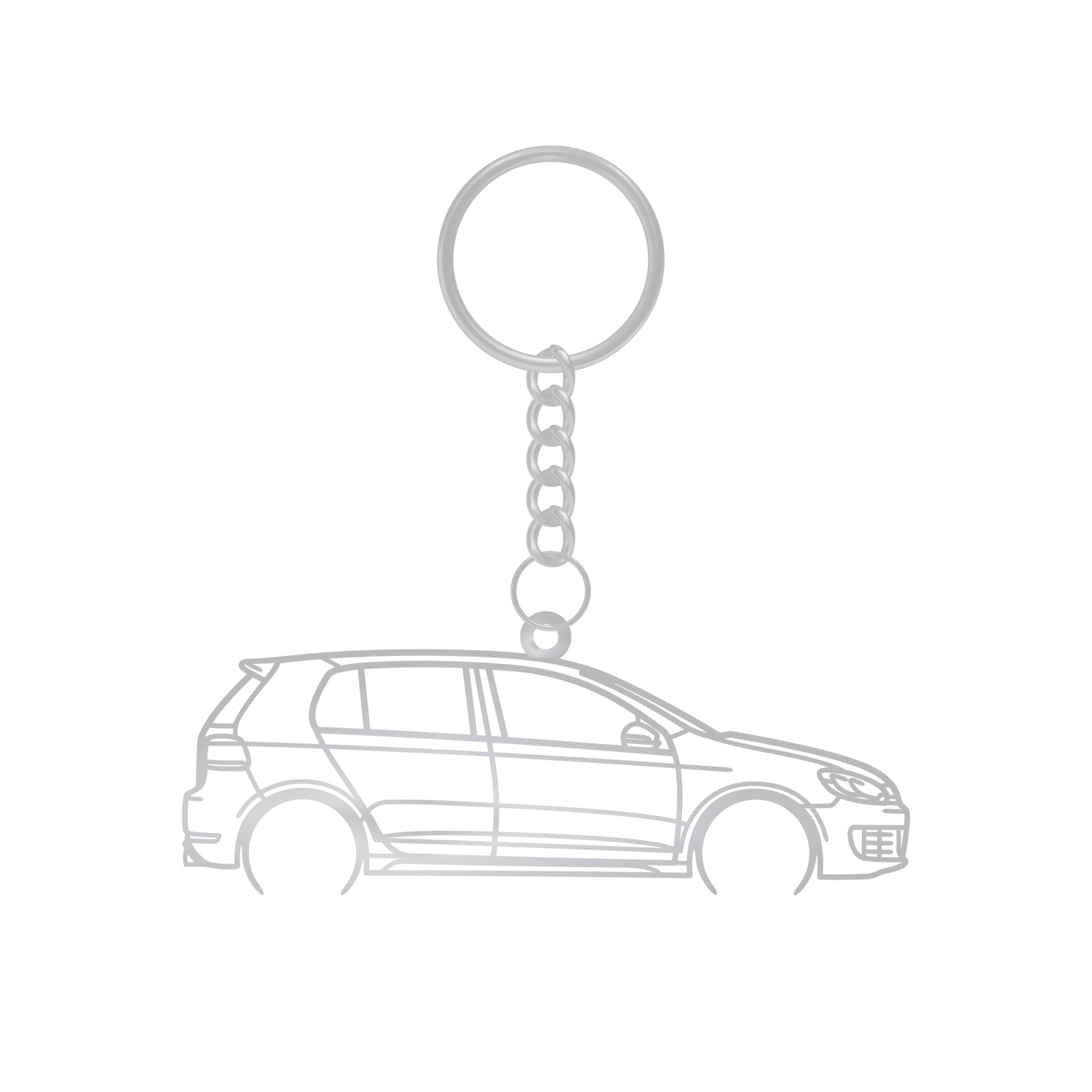 Volkswagen Golf MK6 (2008-2013) - Metal Key Ring