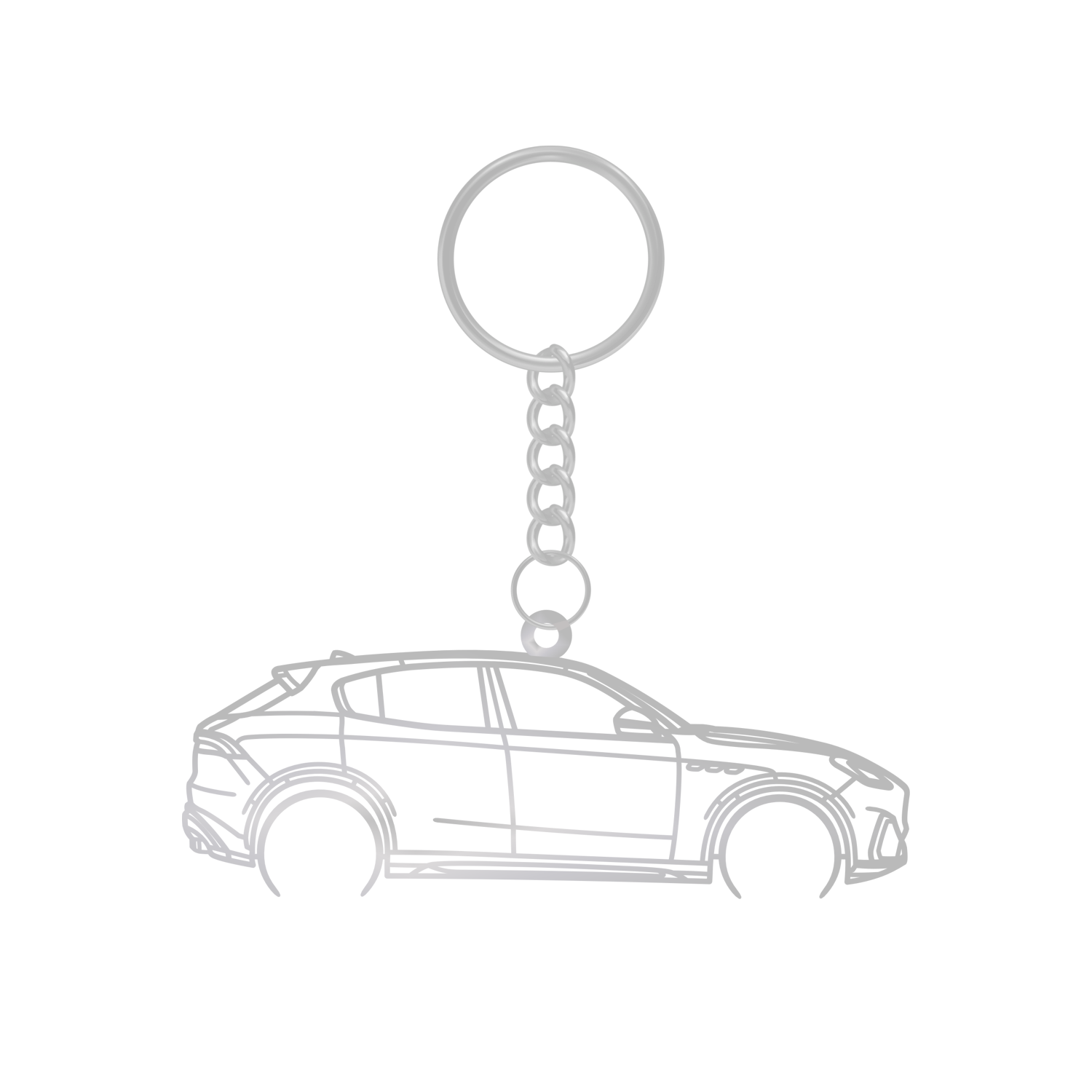 Maserati Grecale Trofeo (2016-2020) - Metallic Keychain