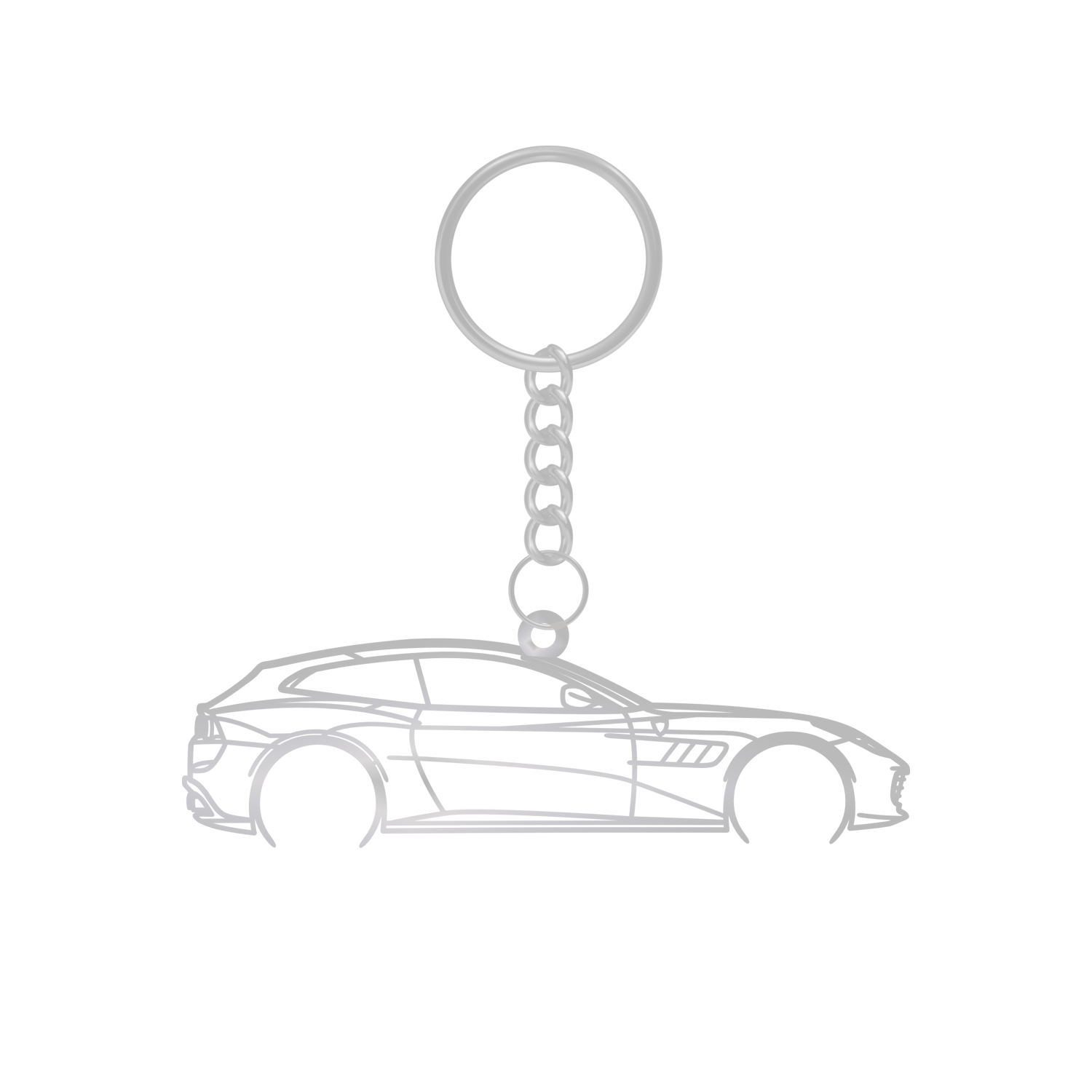 Ferrari GTC4 Lusso (2016-2020) - Metal Keychain