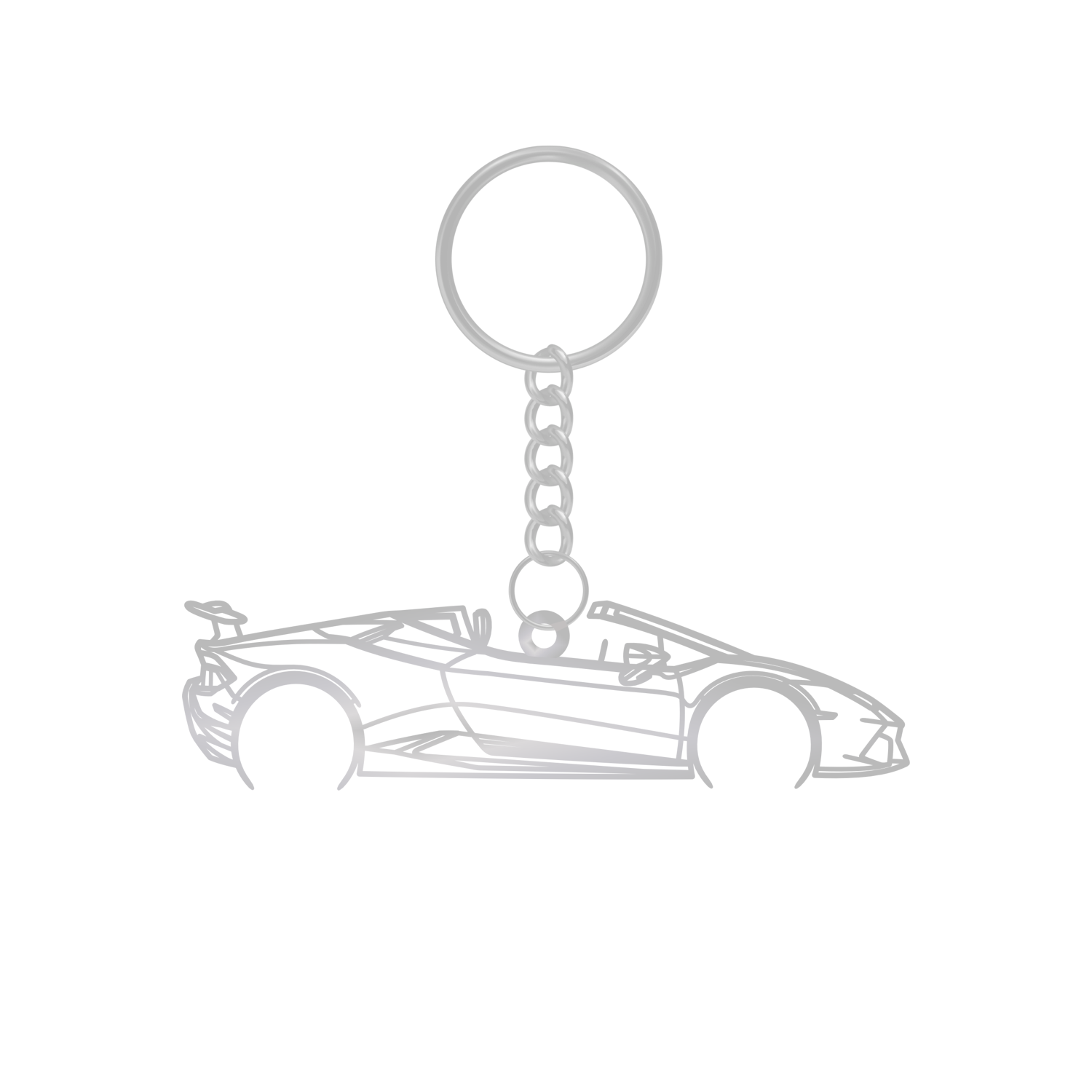 Lamborghini Huracan Perfomante Spyder (2018-2019) - Metal Keychain