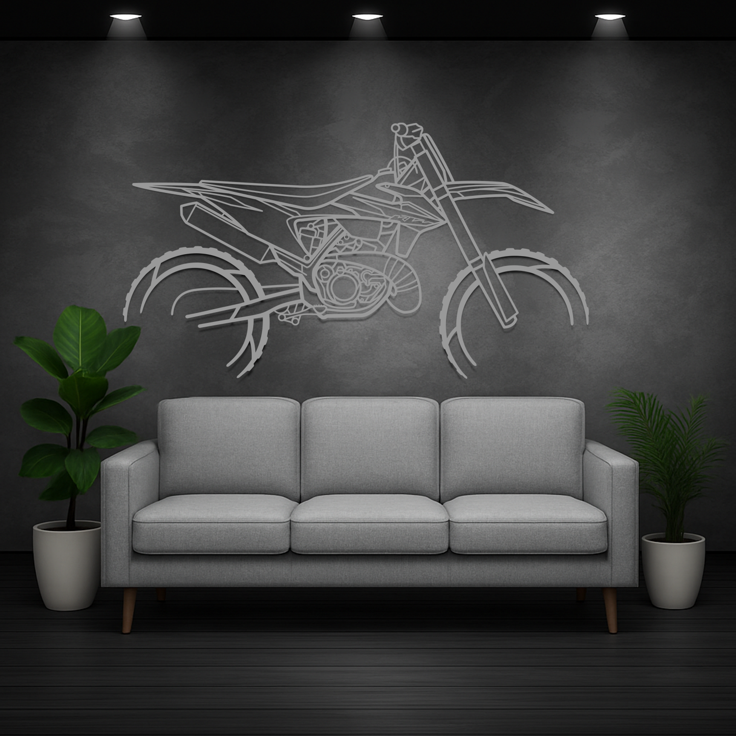 KTM EXC 300 TPI 2-Stroke (2018-2024) - Metal Silhouette