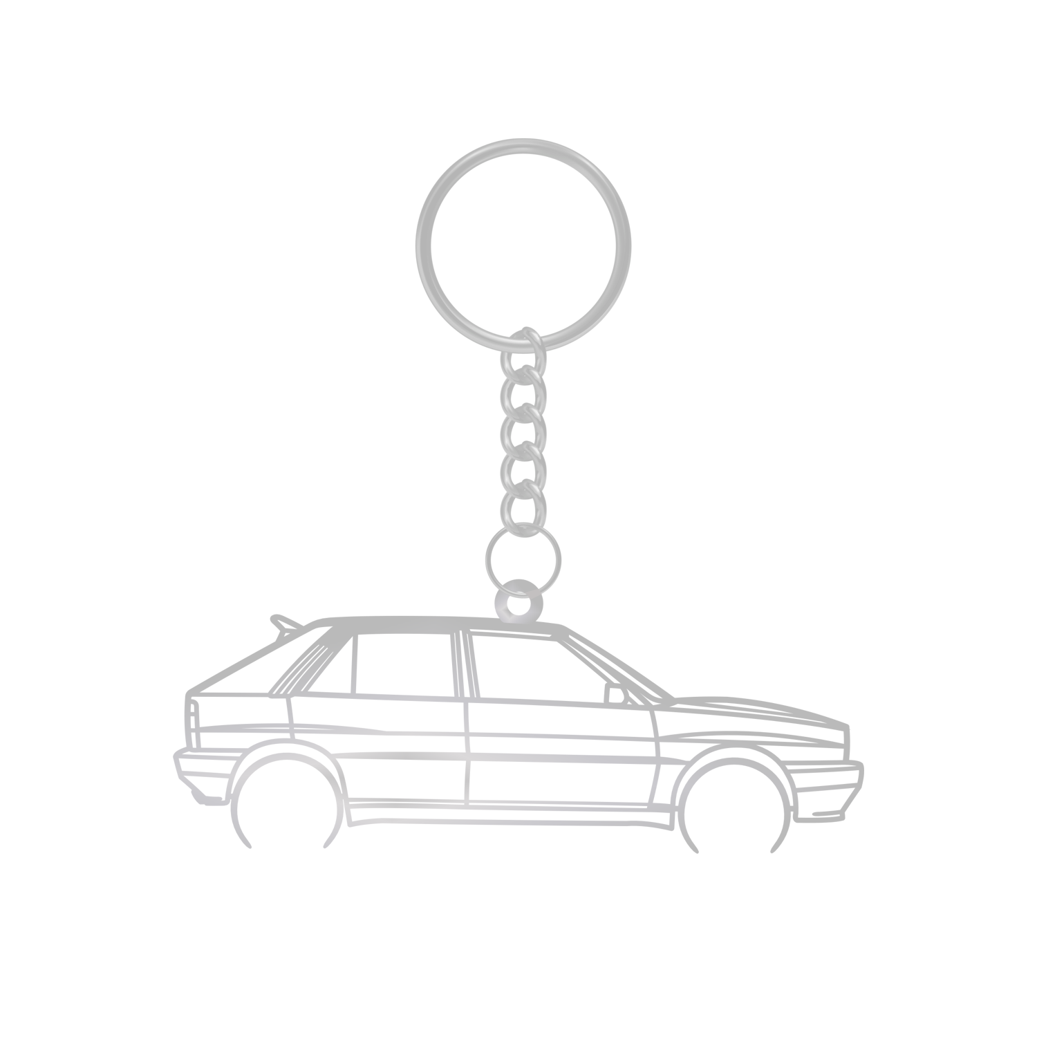 Lancia Delta Integrale (1988-1994) - Metal Keychain