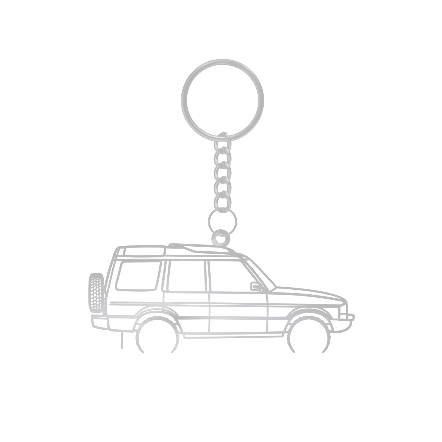 Land Rover Discovery Series 1 300 Tdi (1989-1998) - Metal Key Ring