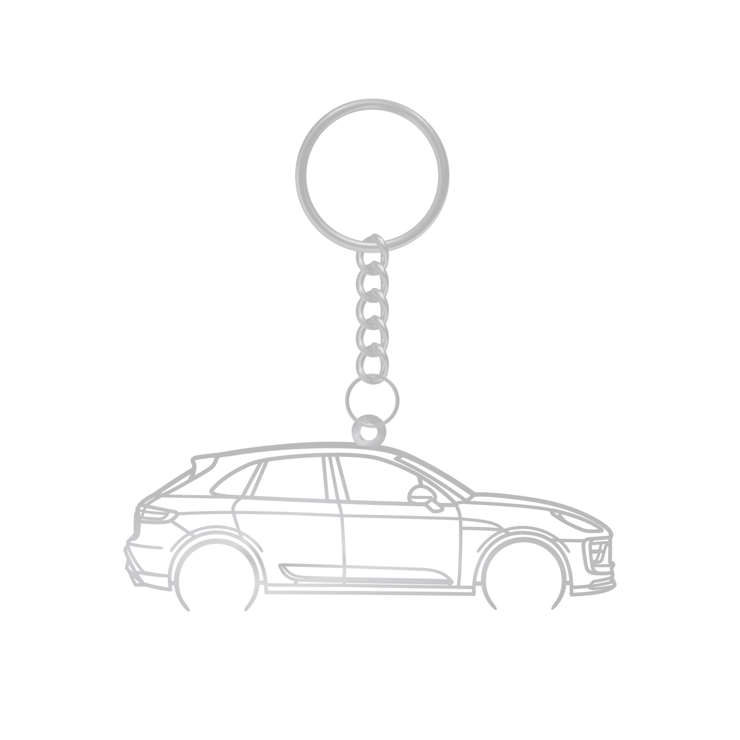 Porsche Macan (2018-2023) - Metal Key Ring